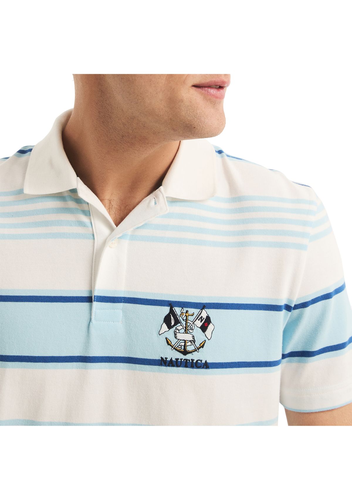 Sustainably Crafted Classic Fit Striped Polo Shirt