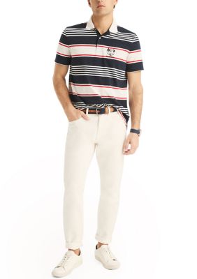 Sustainably Crafted Classic Fit Striped Polo Shirt