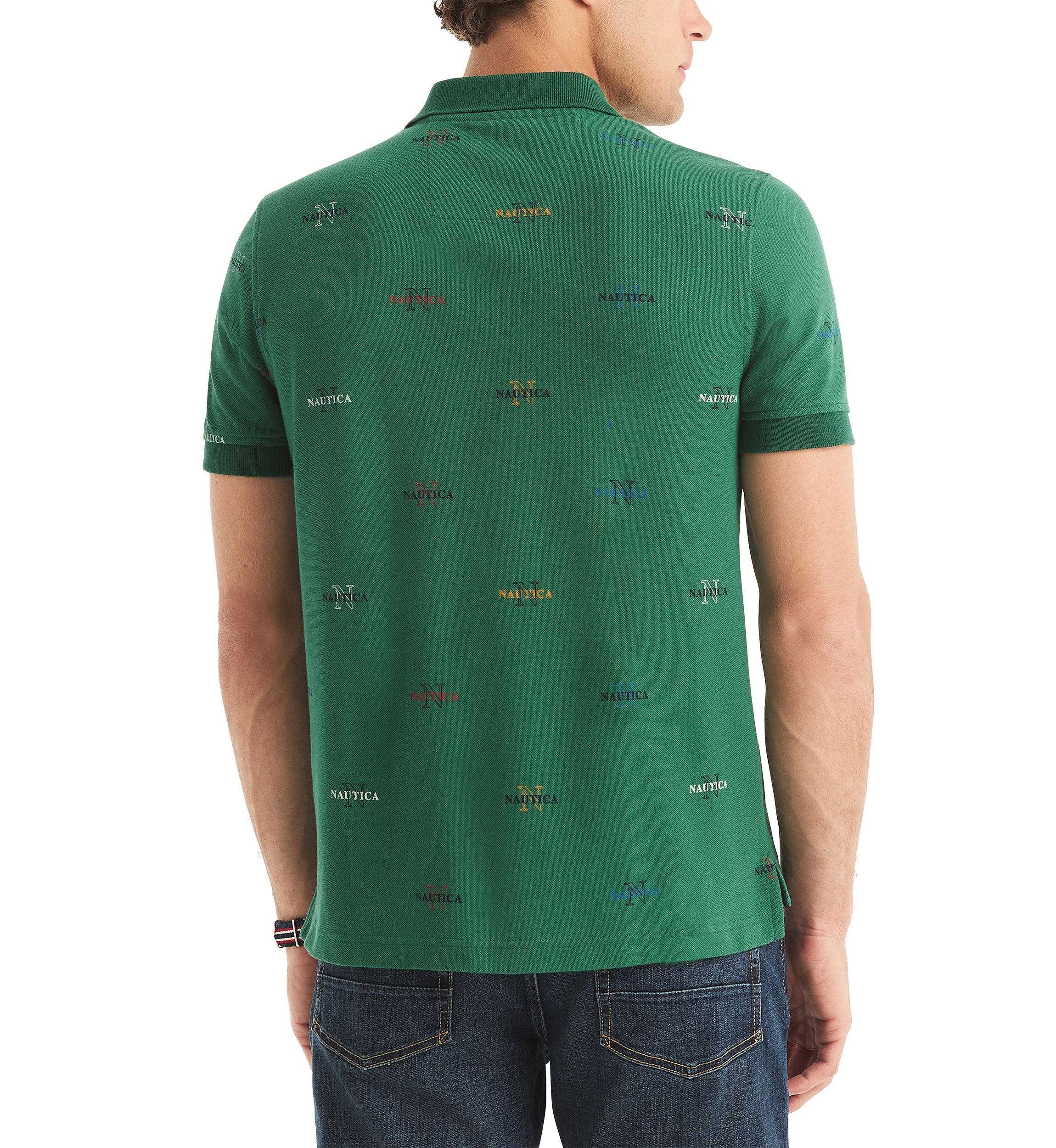 Sustainably Crafted Classic Fit Printed Deck Polo Shirt