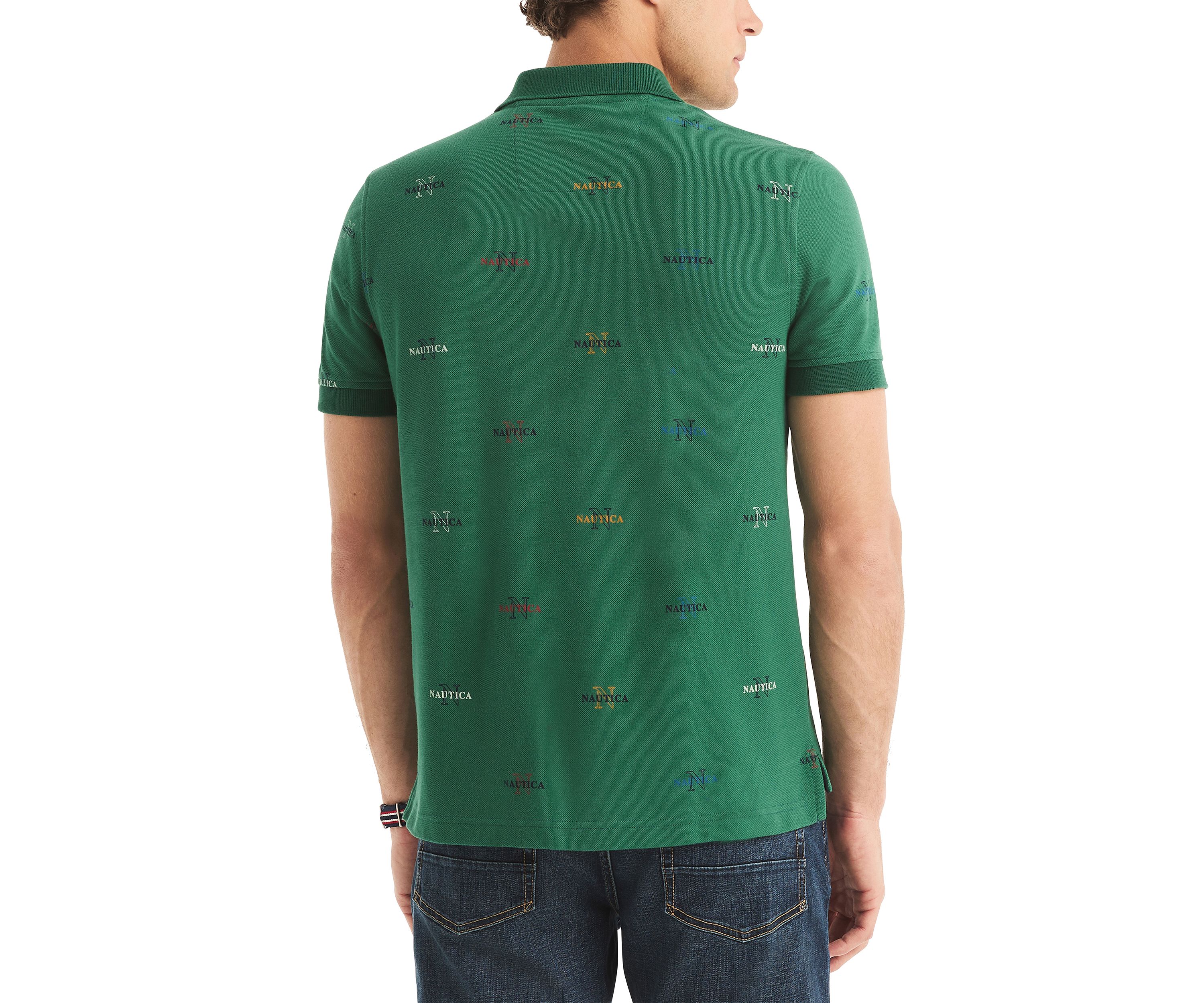 Sustainably Crafted Classic Fit Printed Deck Polo Shirt