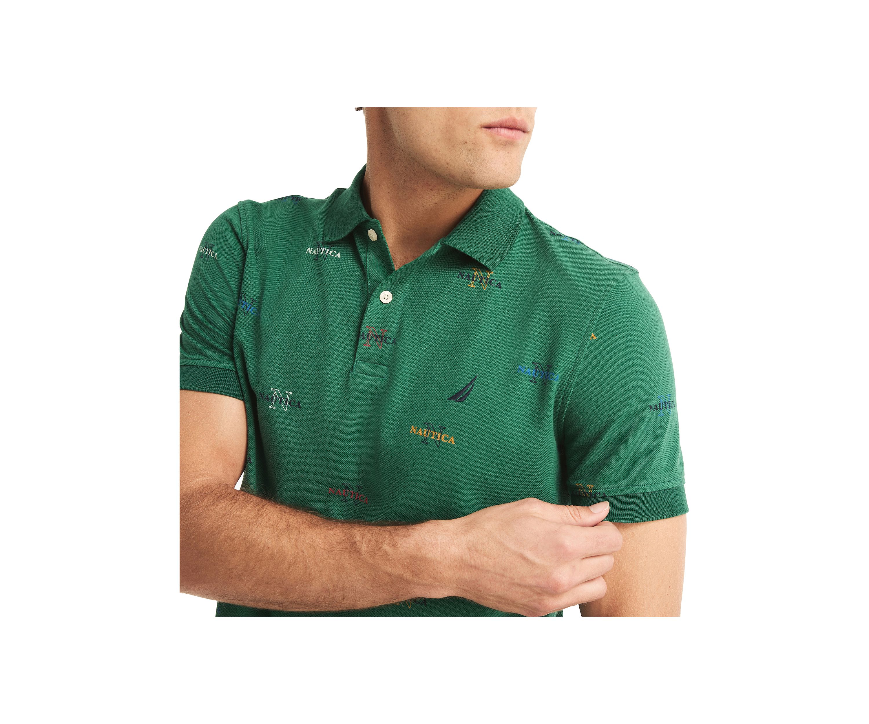 Sustainably Crafted Classic Fit Printed Deck Polo Shirt