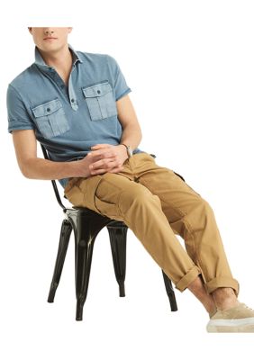 Jeans Co. Classic Fit Linen Polo Shirt