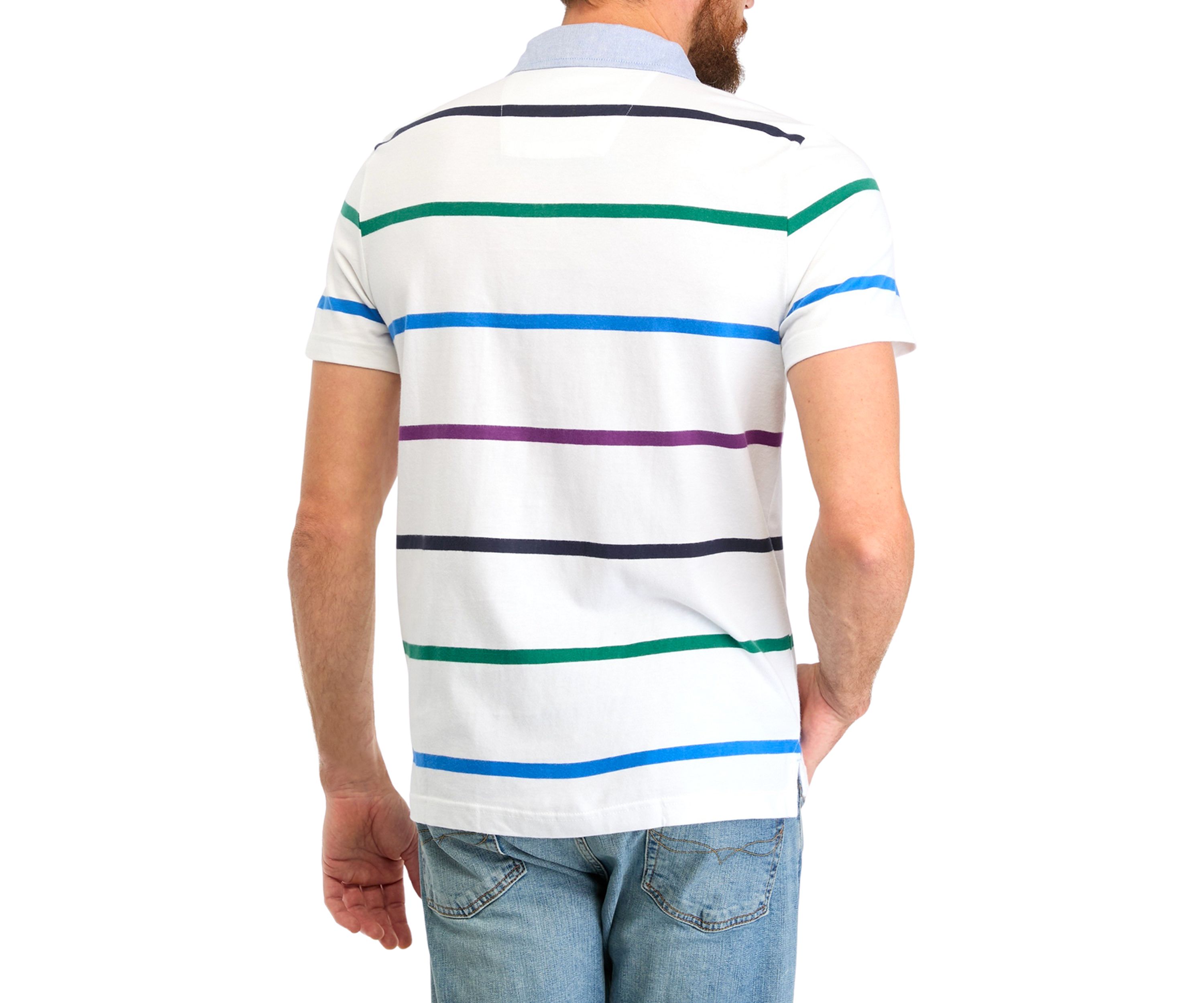Rugby Stripe Polo Shirt