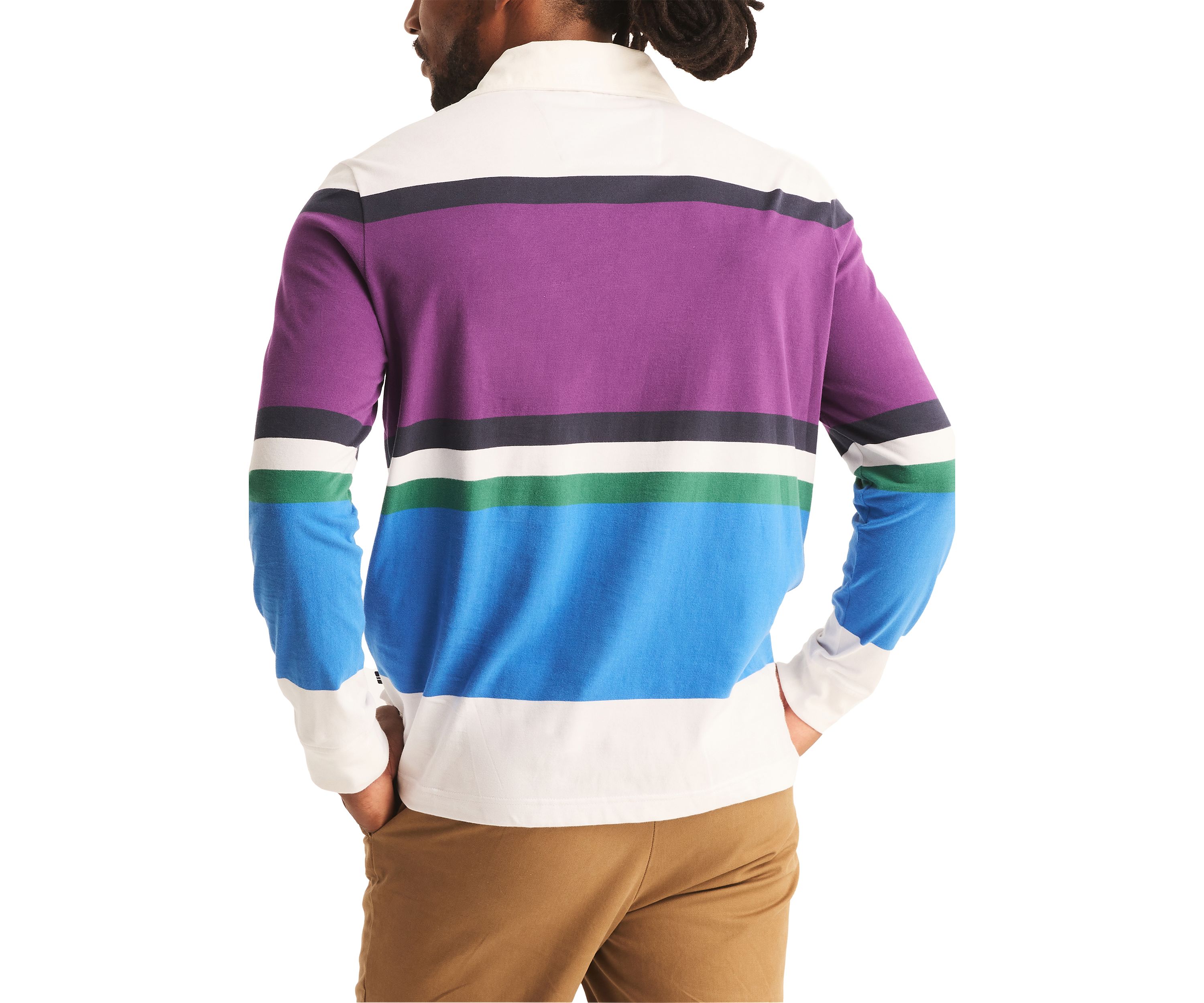 Classic Fit Rugby Long Sleeve Polo Shirt