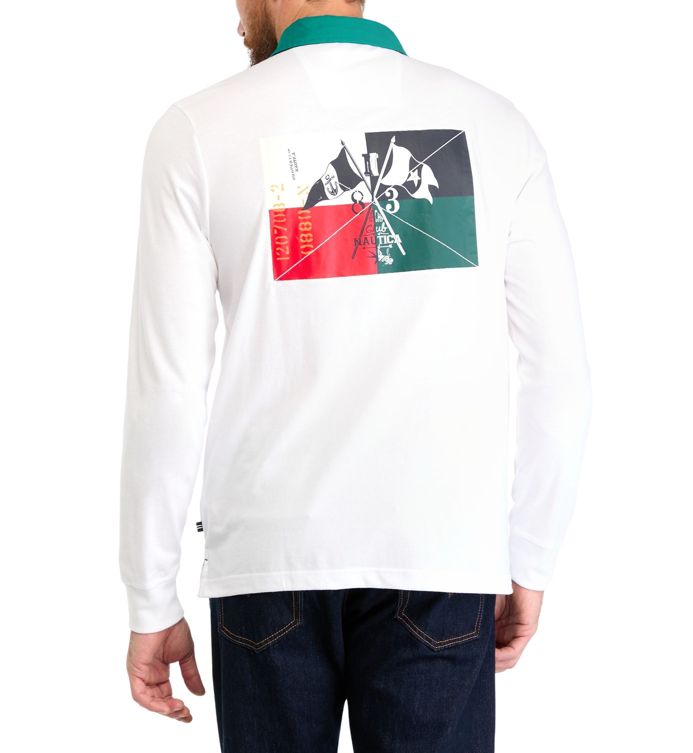 Sustainably Crafted Classic Fit Rugby Long Sleeve Polo Shirt