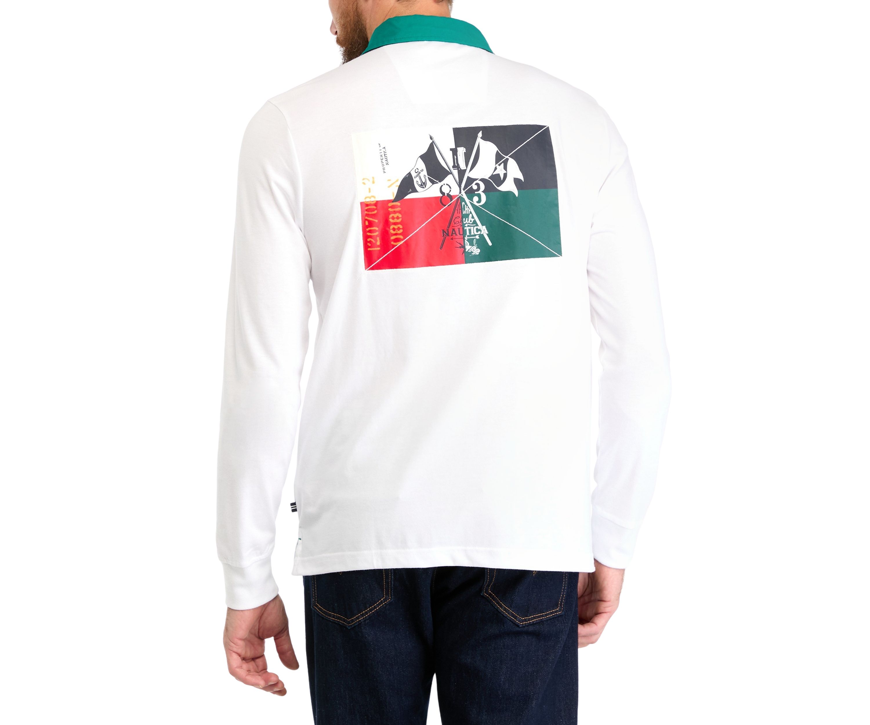 Sustainably Crafted Classic Fit Rugby Long Sleeve Polo Shirt
