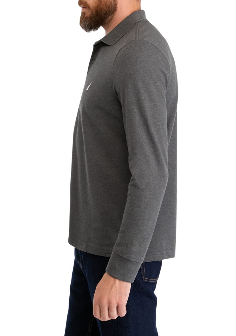 Classic Fit Long Sleeve Deck Polo Shirt