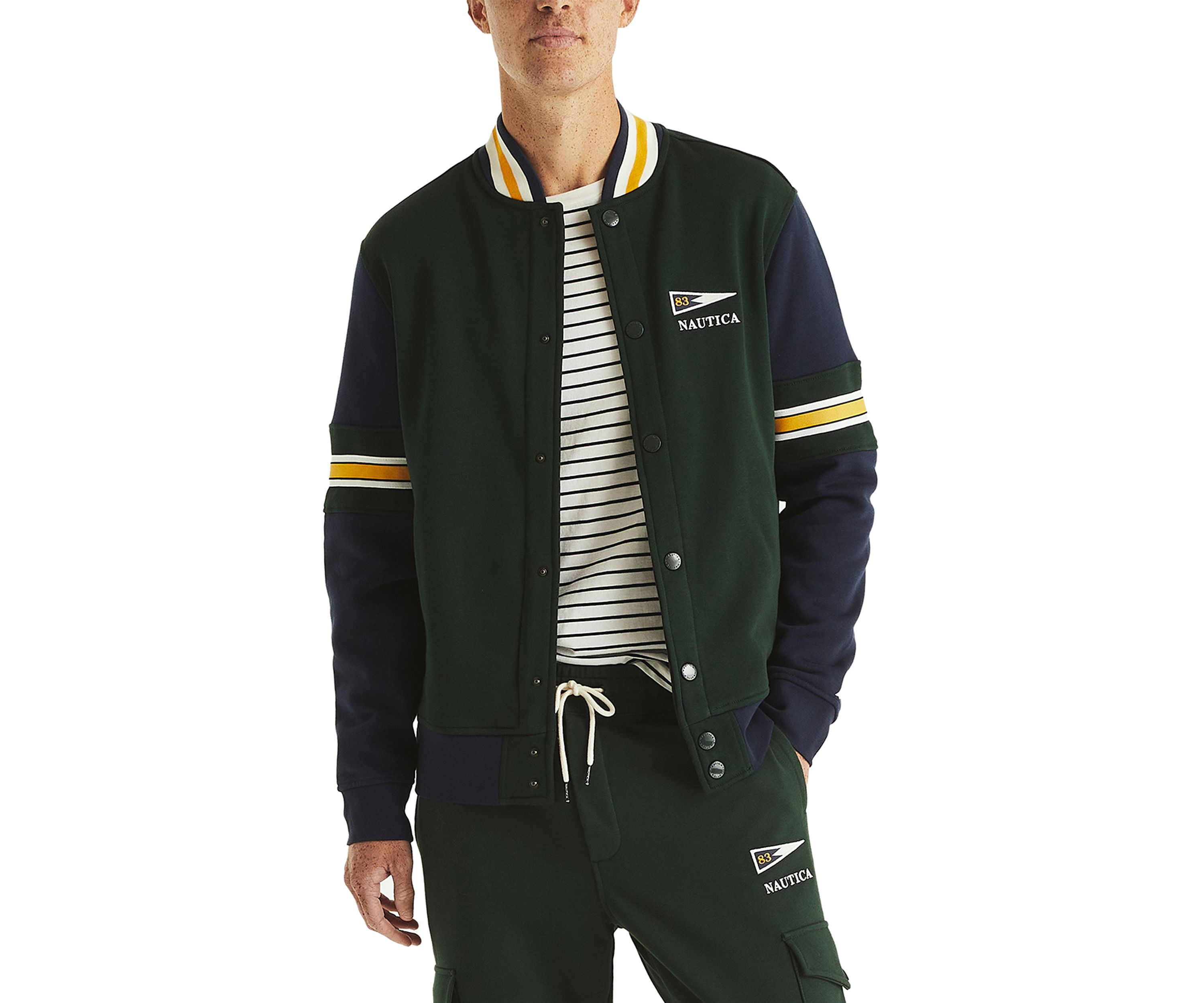 Heavy Fleece Bomber Jacket