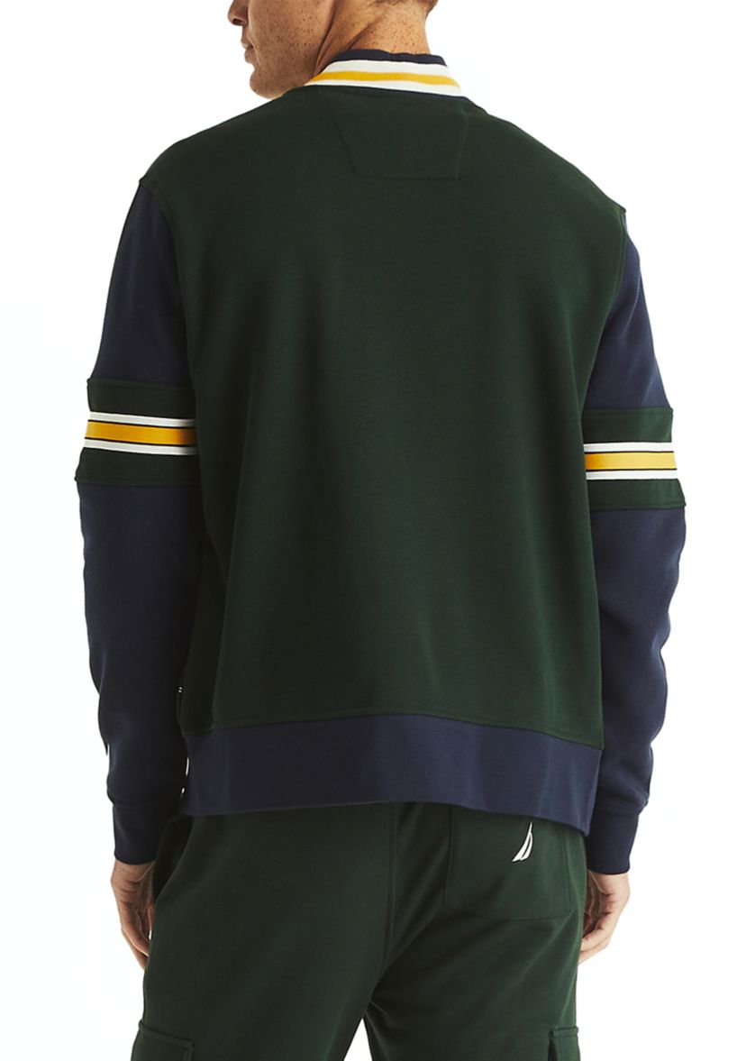 Heavy Fleece Bomber Jacket