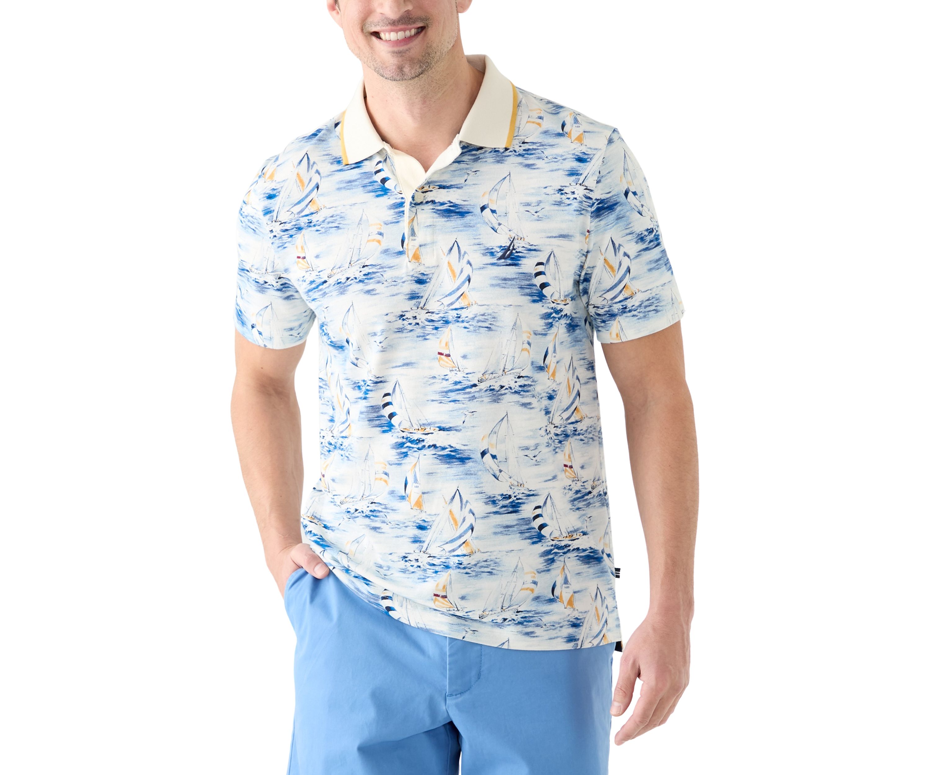  Classic Fit Printed Polo Shirt