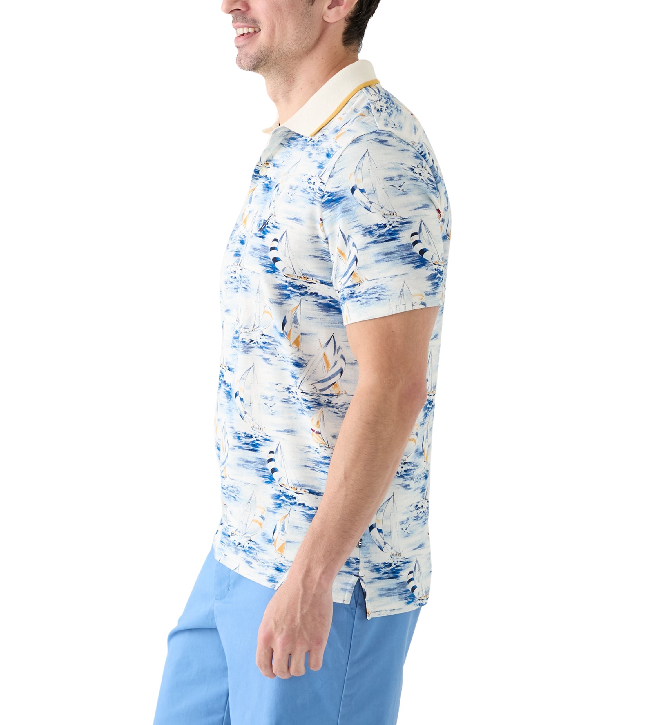  Classic Fit Printed Polo Shirt