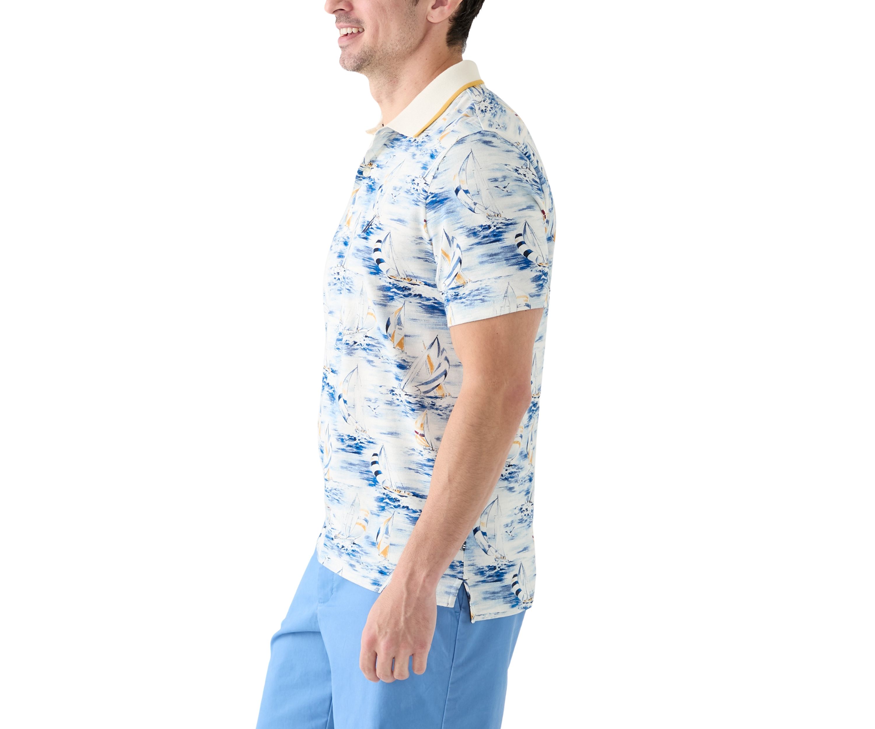  Classic Fit Printed Polo Shirt