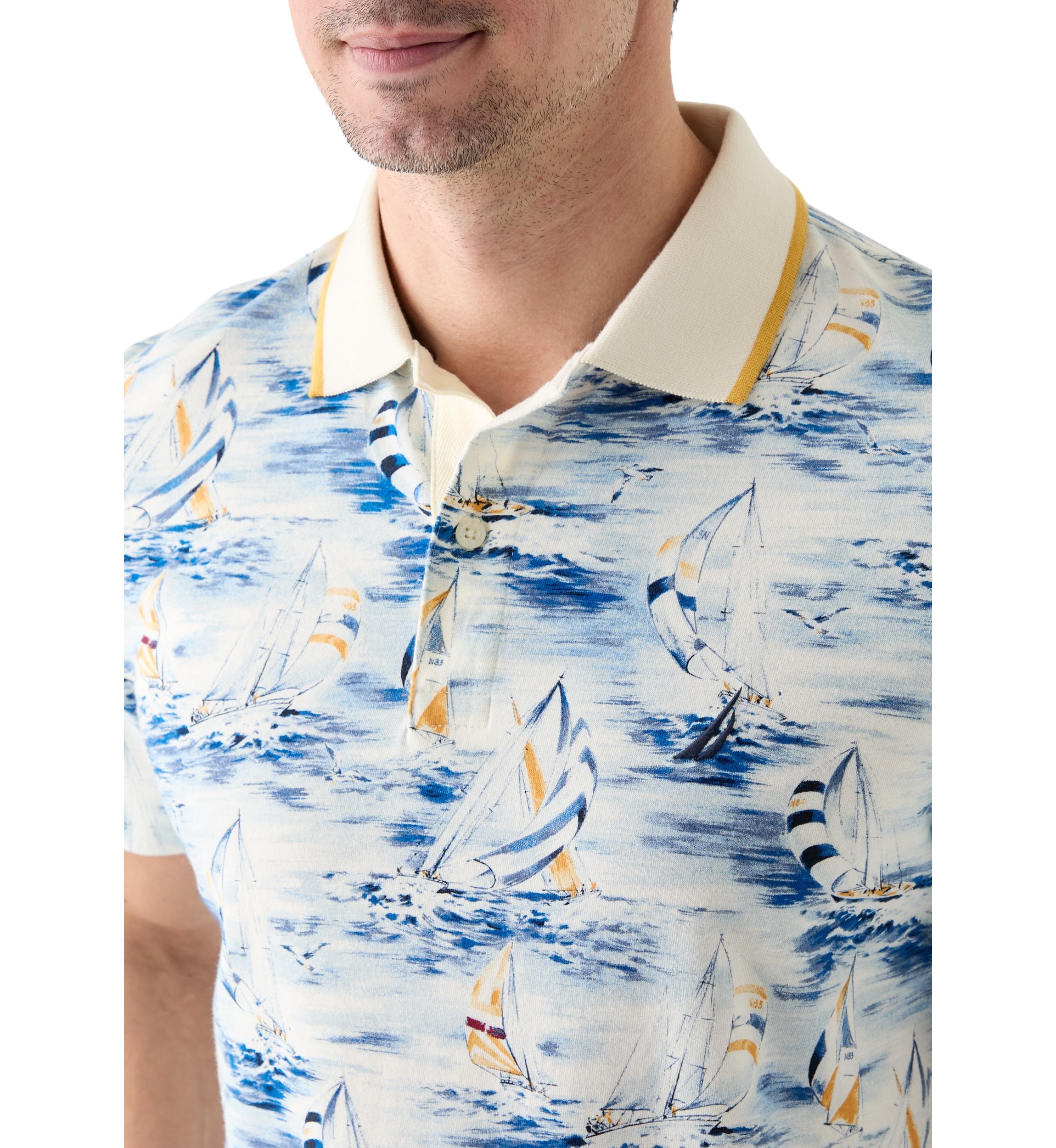  Classic Fit Printed Polo Shirt