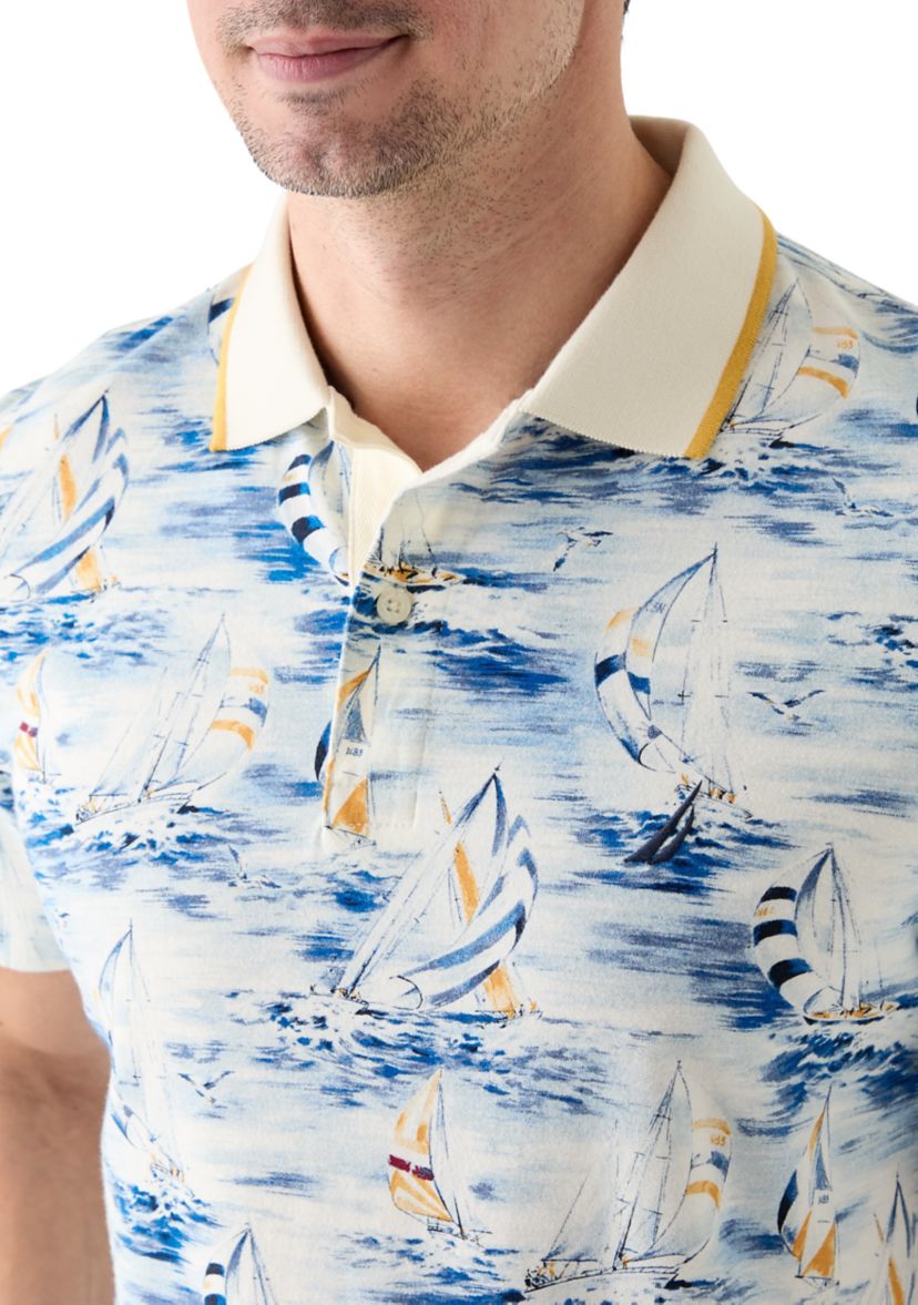  Classic Fit Printed Polo Shirt