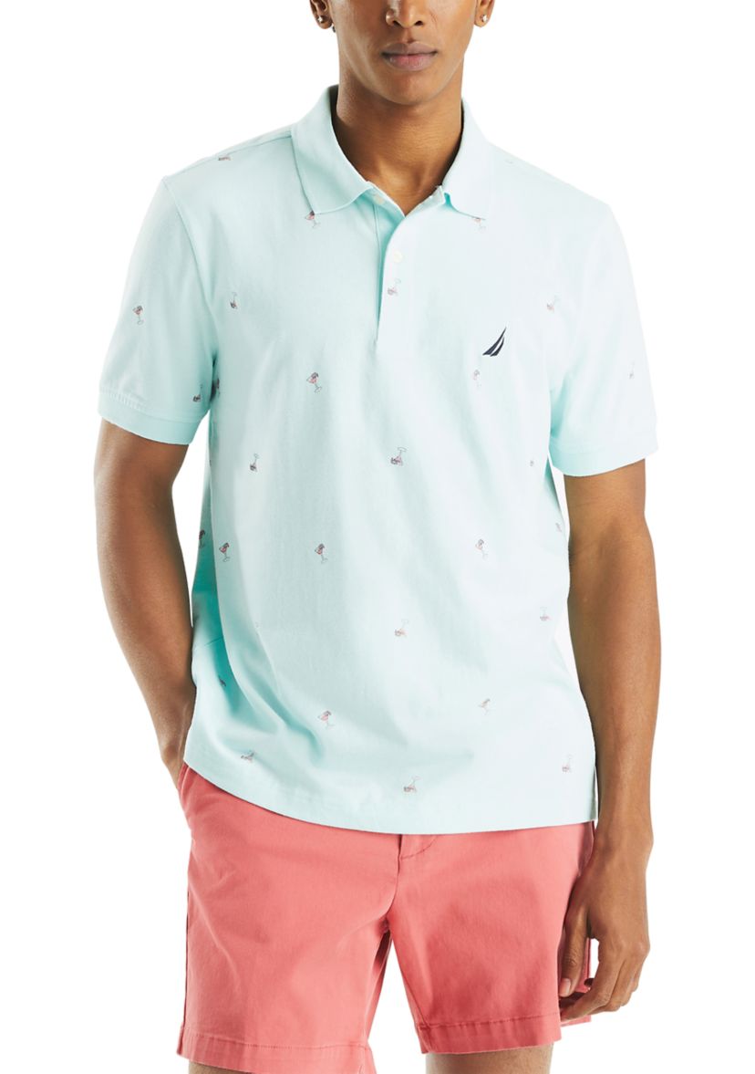 Classic Fit Printed Polo Shirt