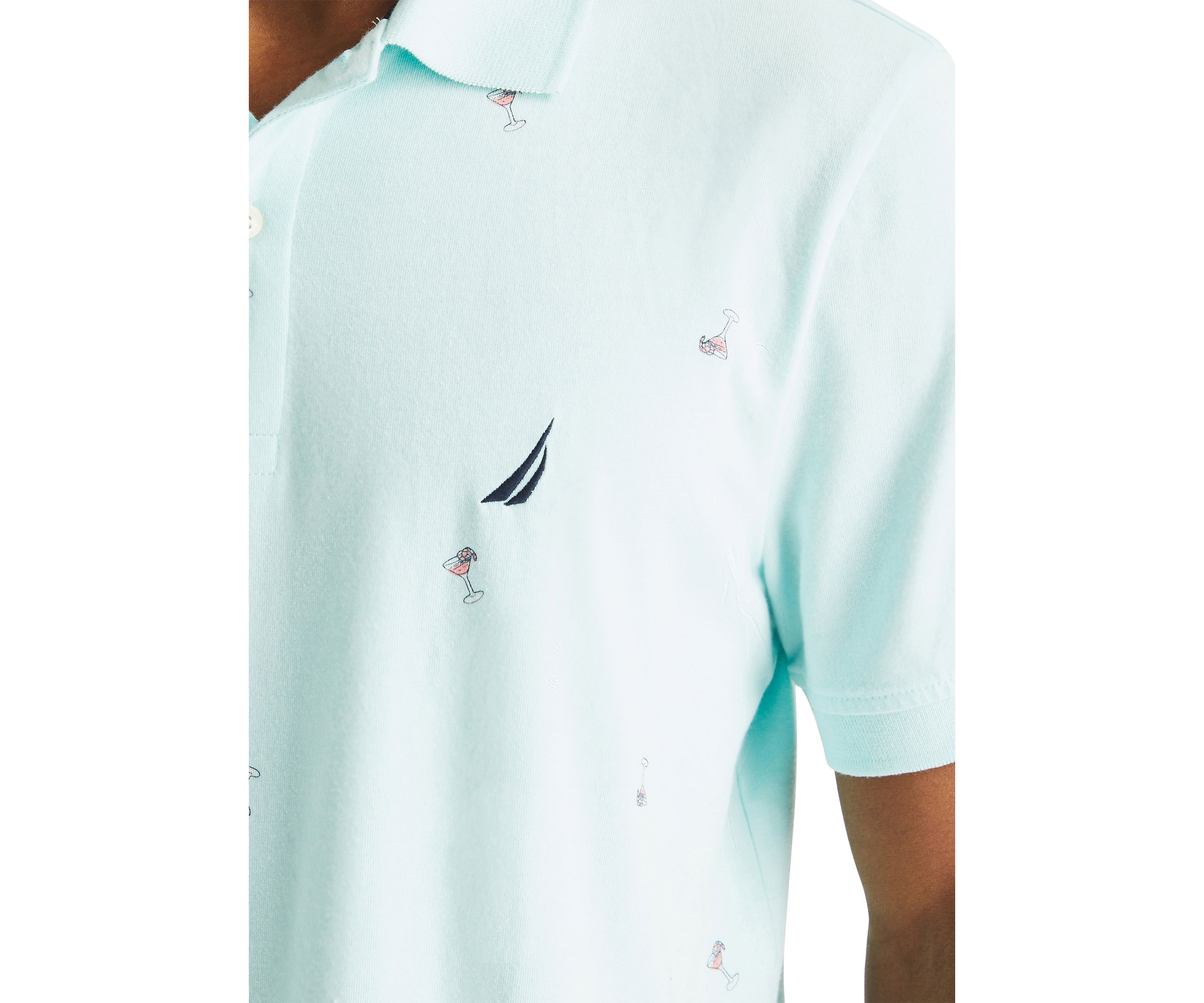 Classic Fit Printed Polo Shirt