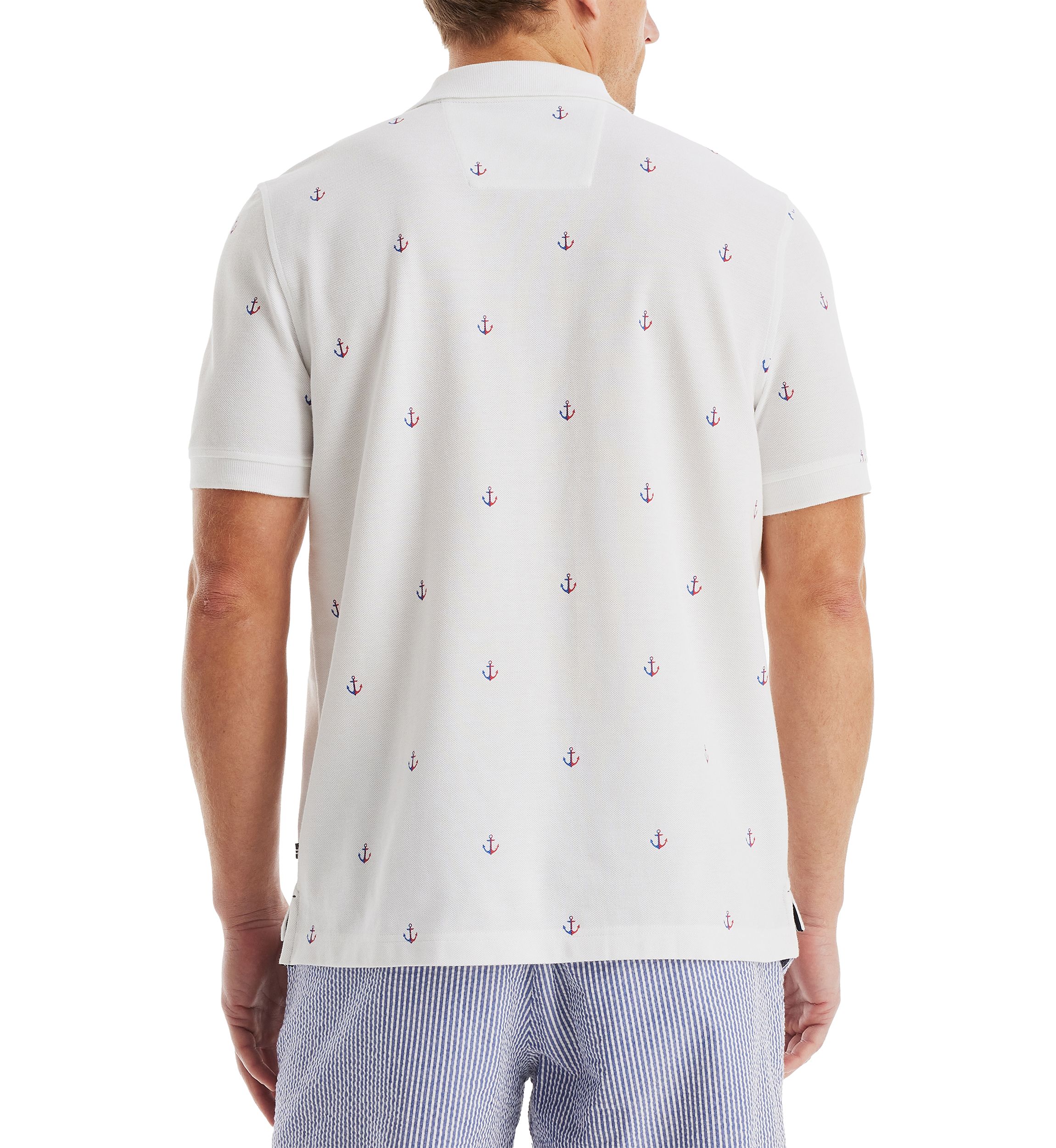 Classic Fit Printed Deck Polo Shirt