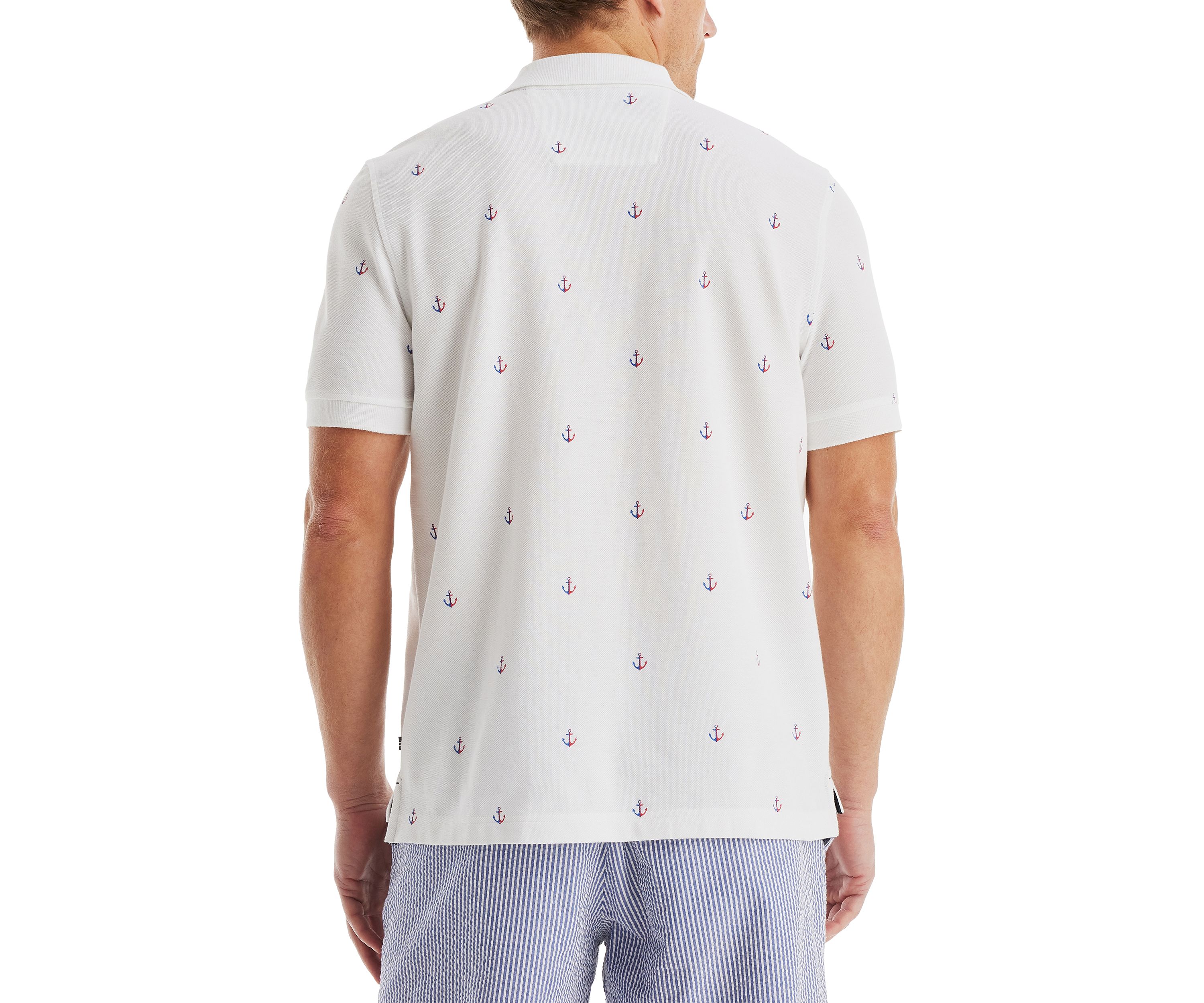 Classic Fit Printed Deck Polo Shirt
