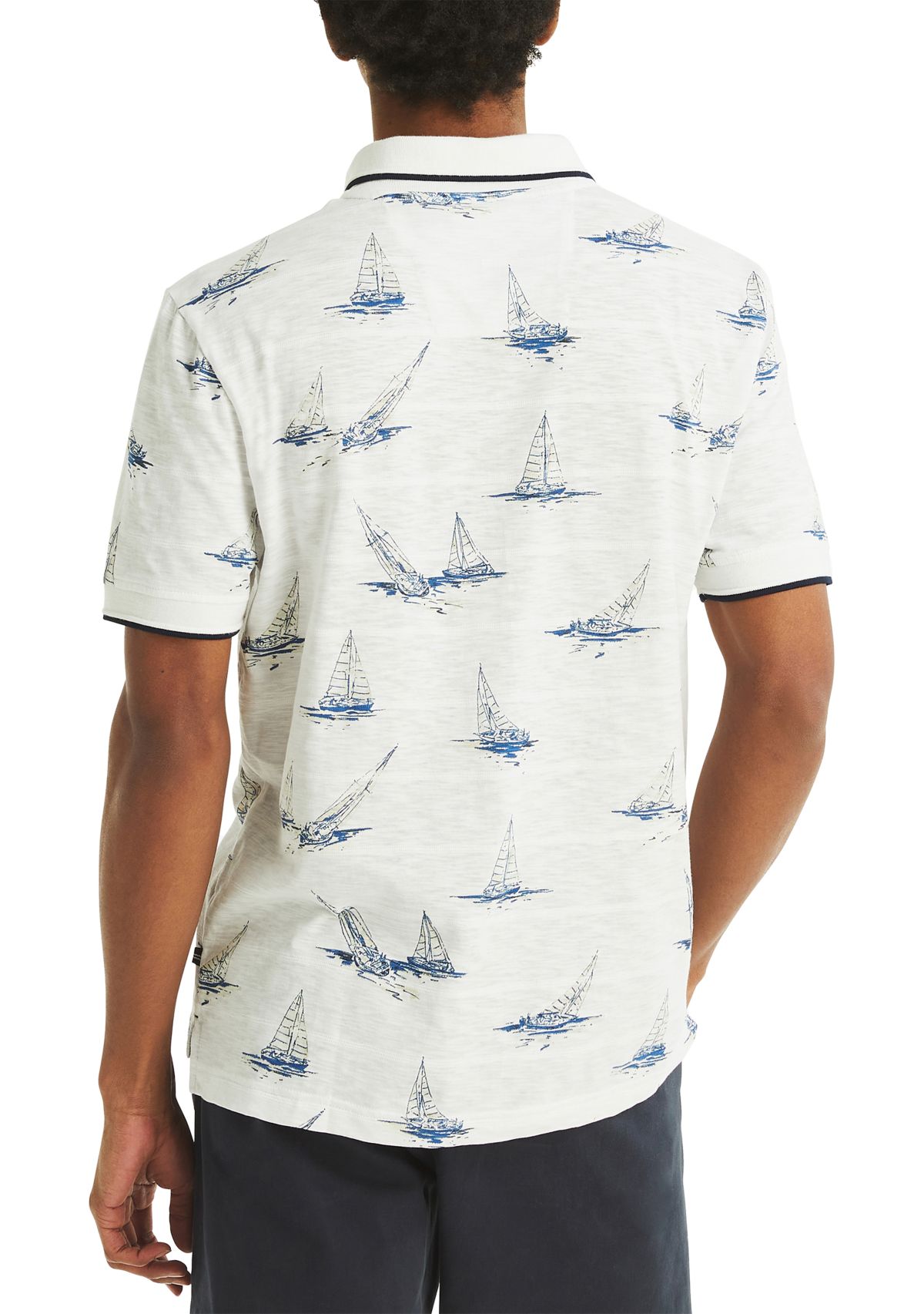 Fit Printed Polo Shirt