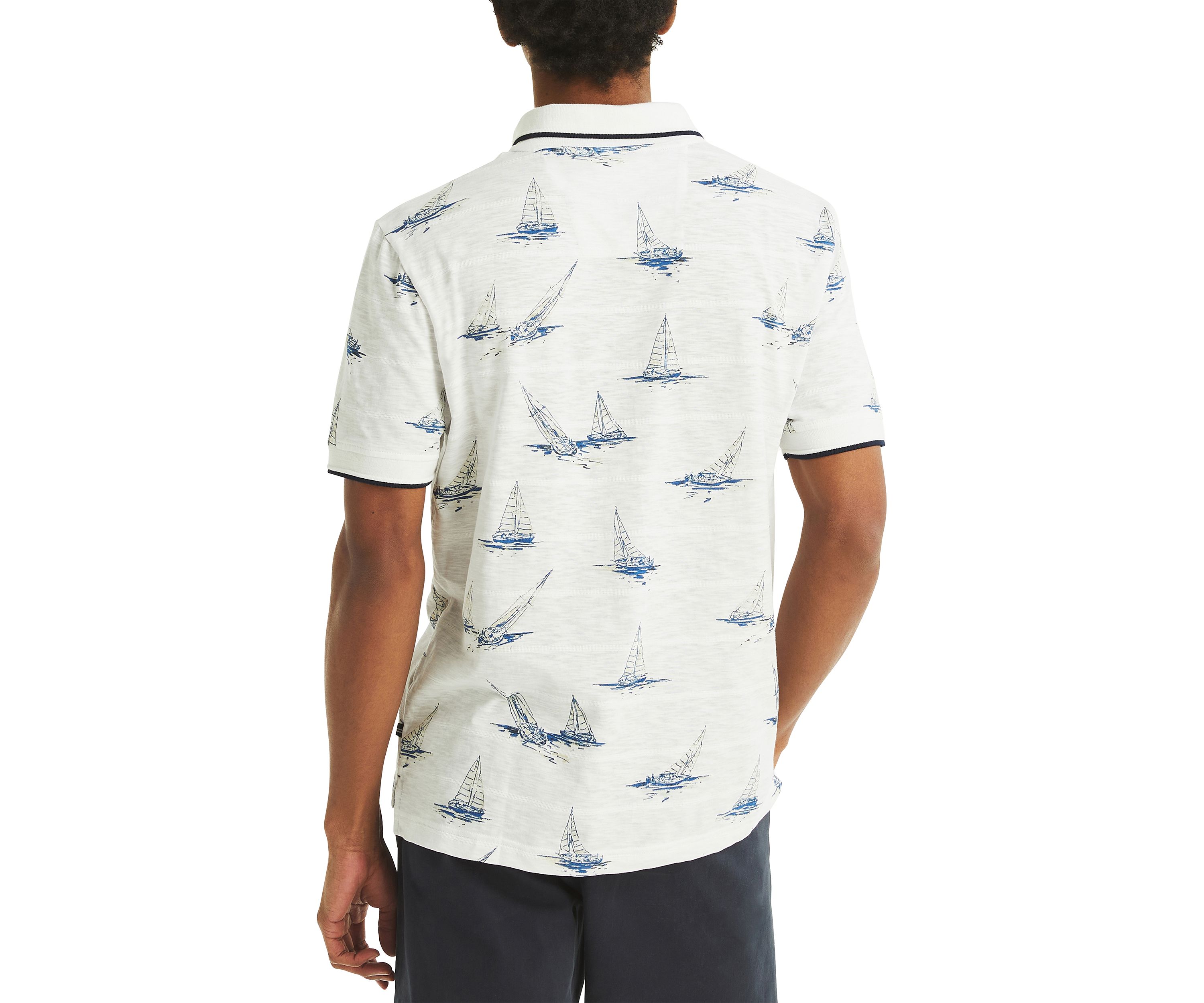 Fit Printed Polo Shirt