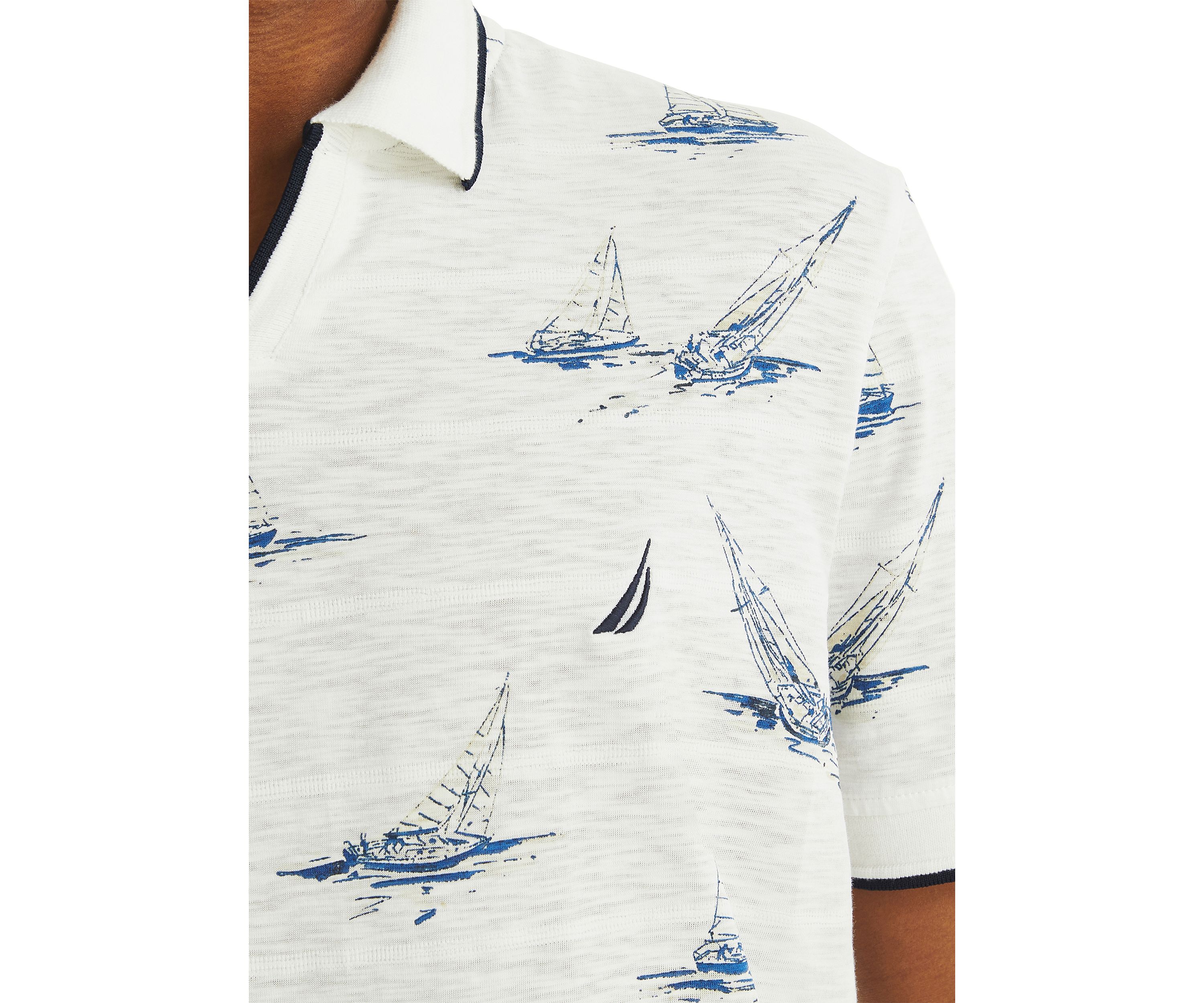 Fit Printed Polo Shirt