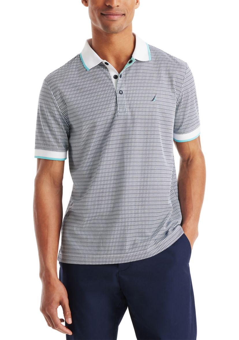 Classic Fit Printed Golf Polo Shirt