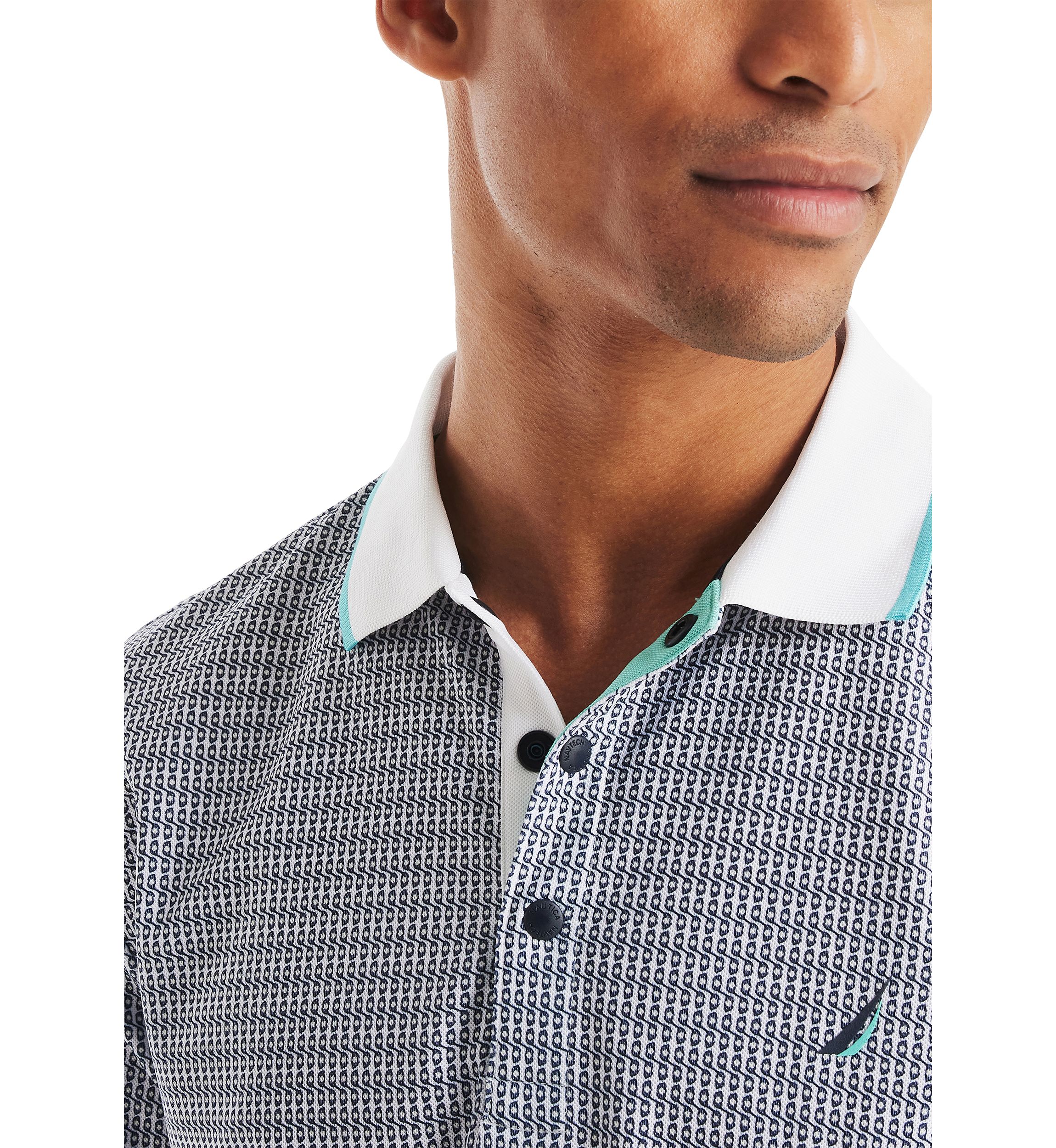 Classic Fit Printed Golf Polo Shirt