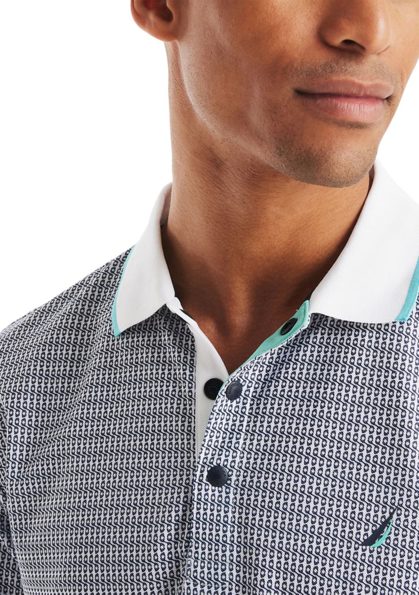 Classic Fit Printed Golf Polo Shirt