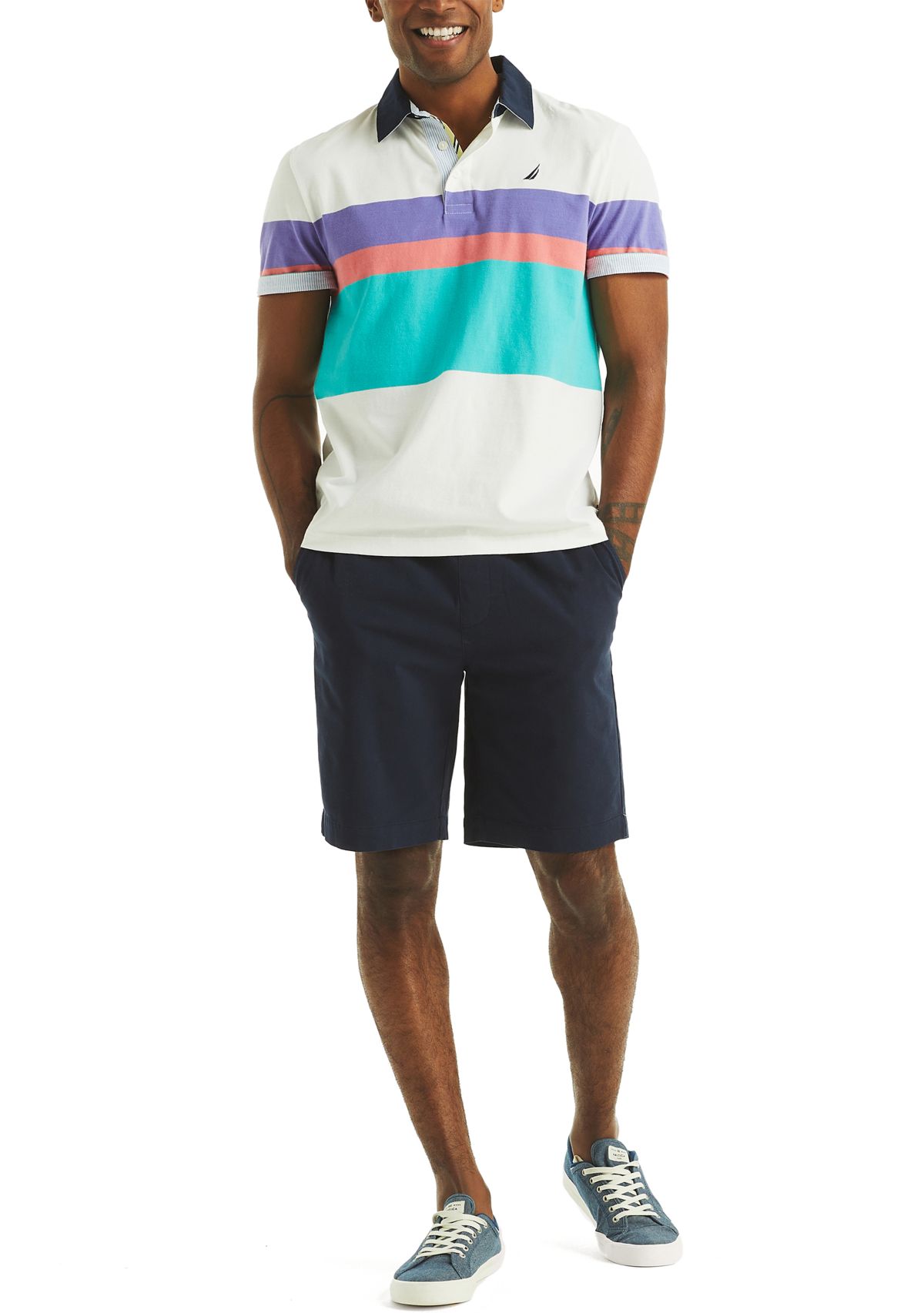 Striped Polo Shirt