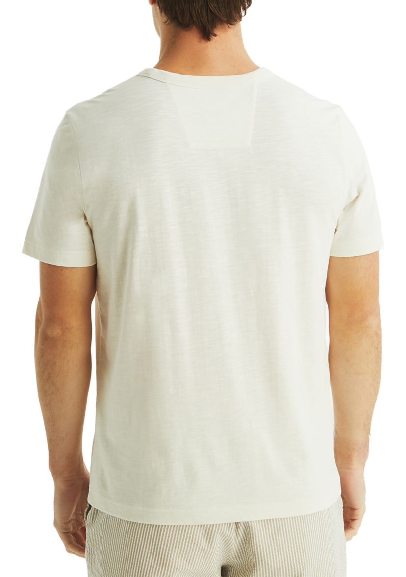 Chest-Stripe Crew Neck T-Shirt