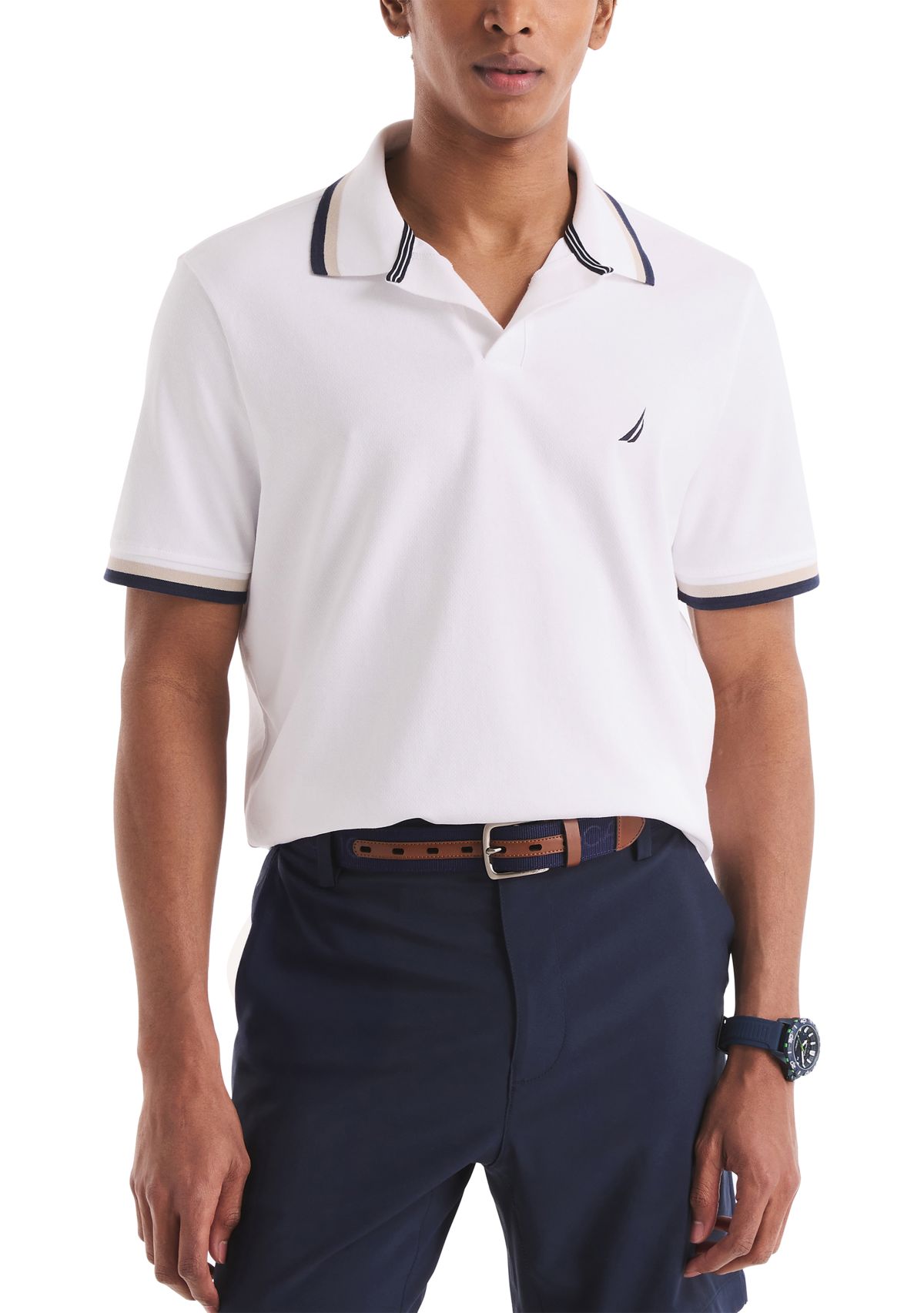 Printed Classic Fit Golf Polo Shirt 
