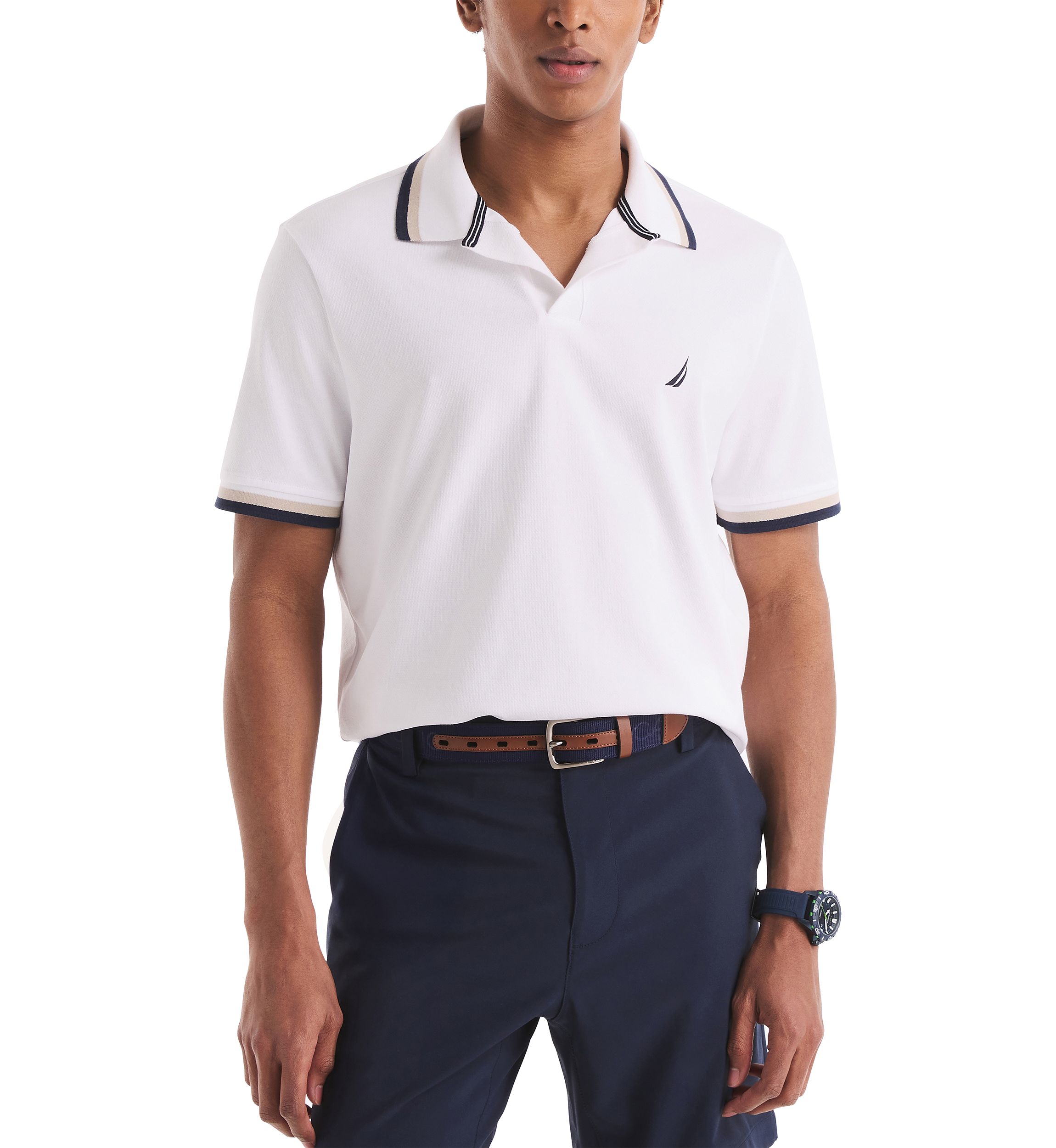 Printed Classic Fit Golf Polo Shirt 