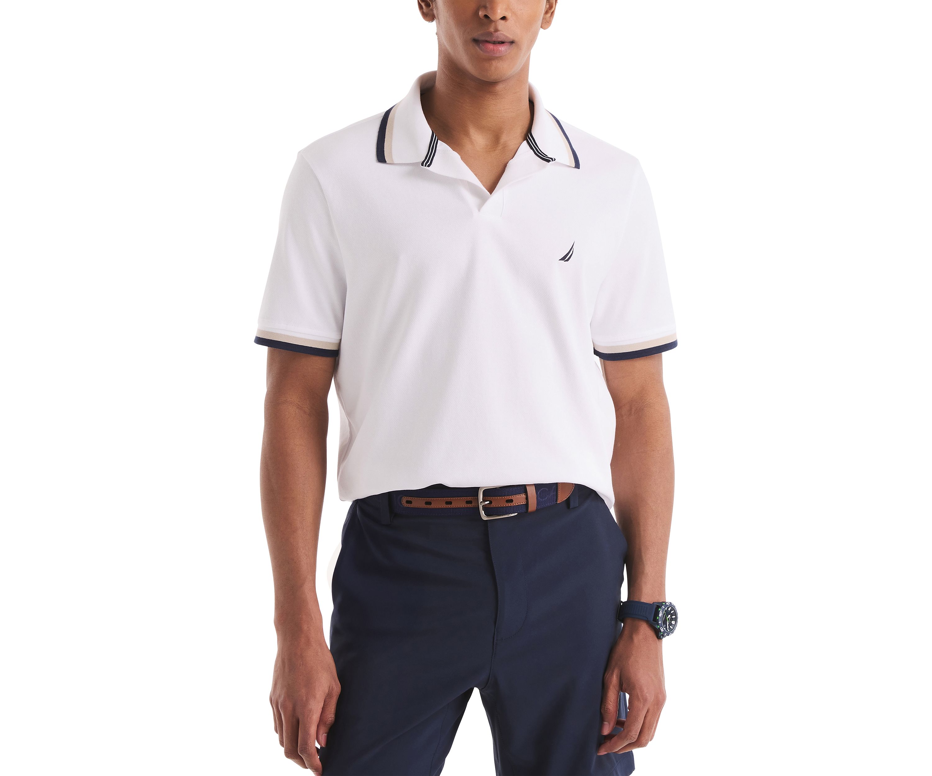 Printed Classic Fit Golf Polo Shirt 
