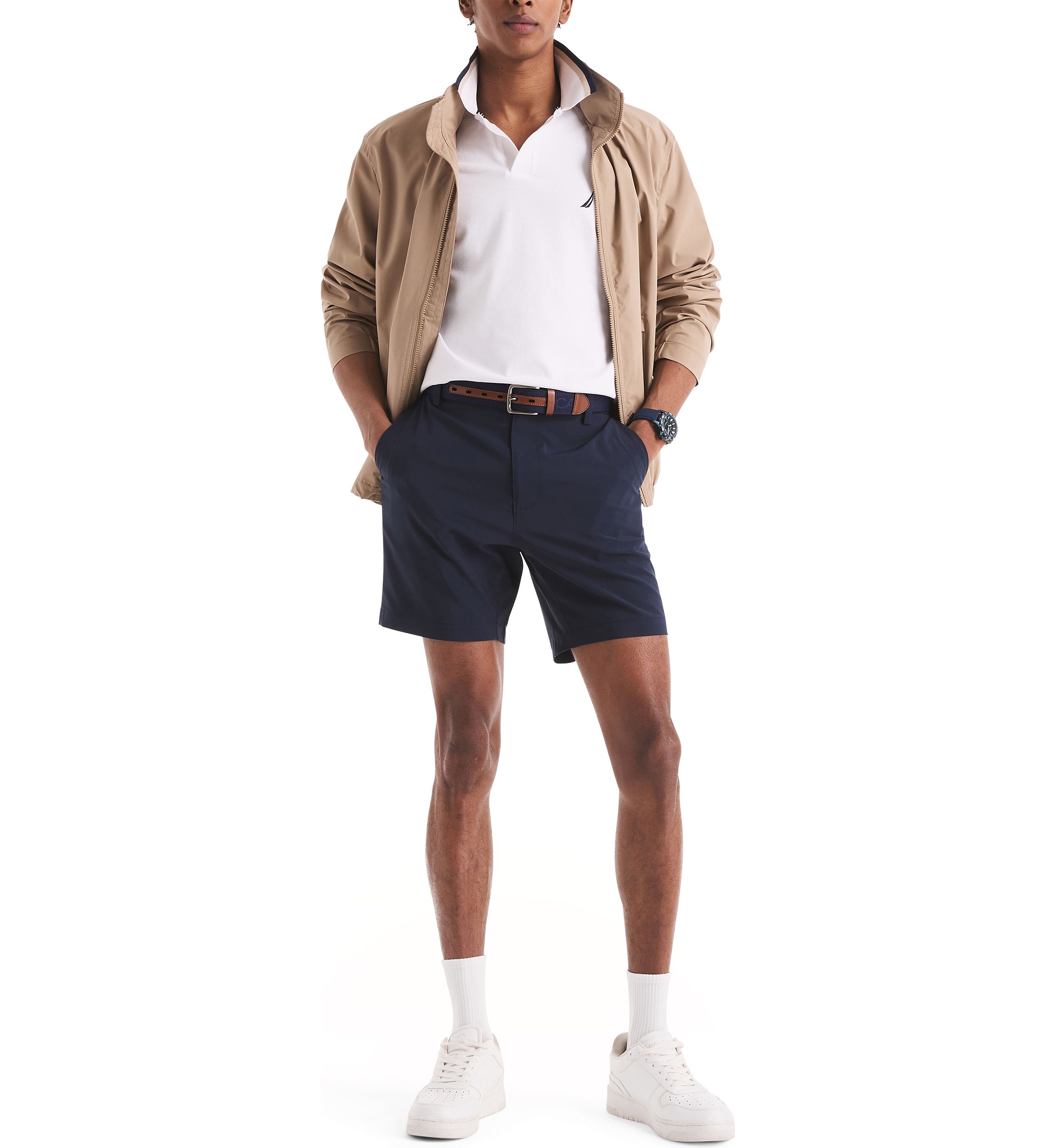 Printed Classic Fit Golf Polo Shirt 