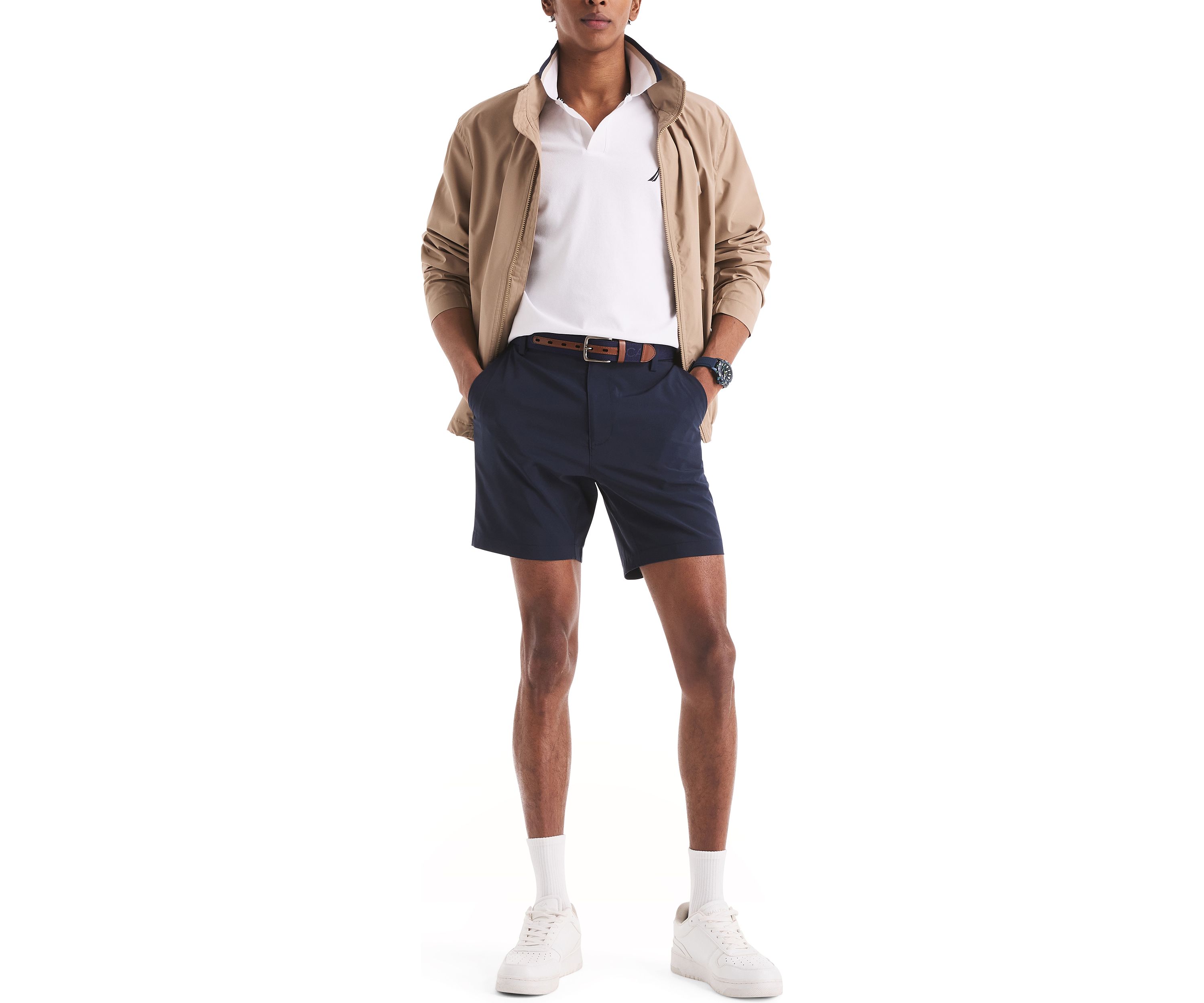Printed Classic Fit Golf Polo Shirt 