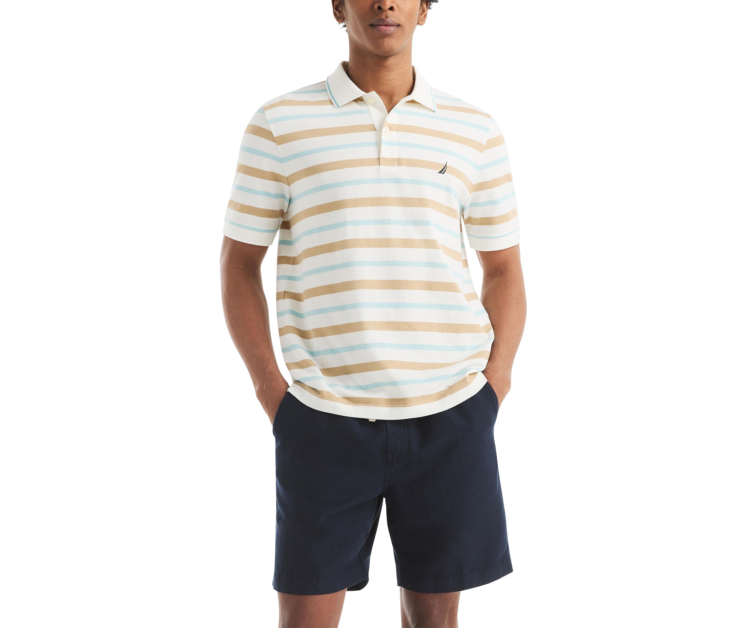 Striped Classic Fit Polo Shirt