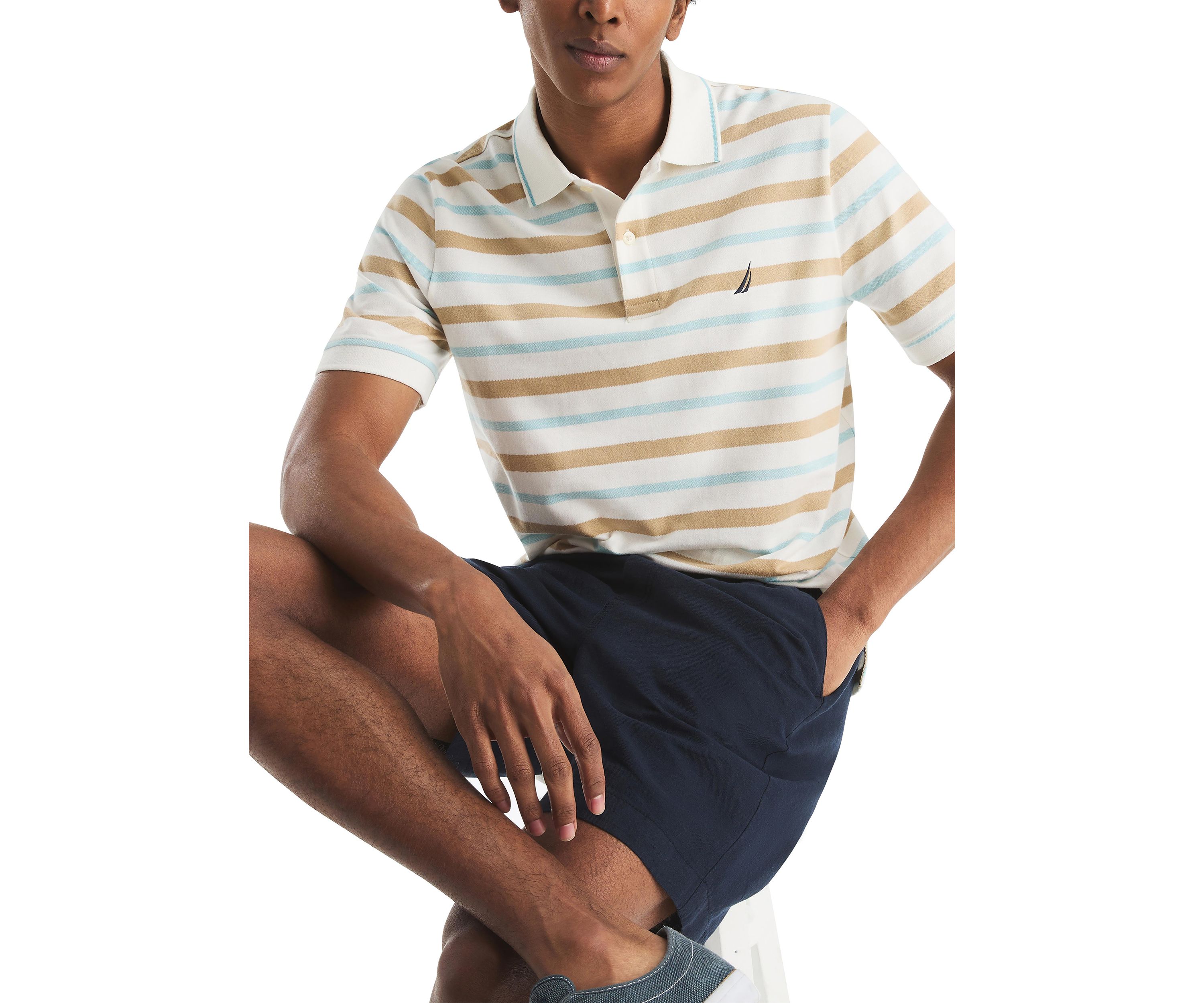 Striped Classic Fit Polo Shirt