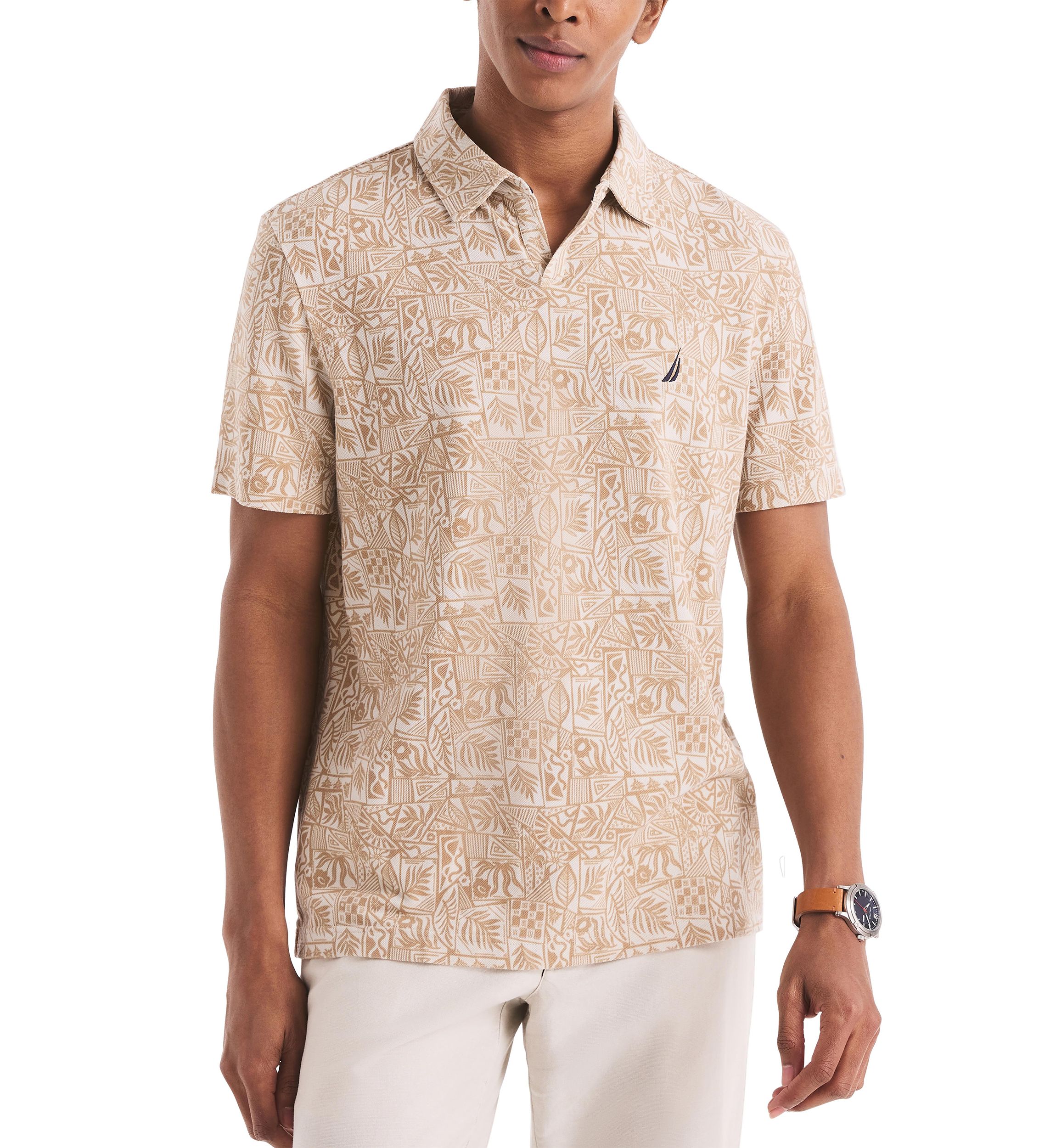 Printed Classic Fit Polo Shirt