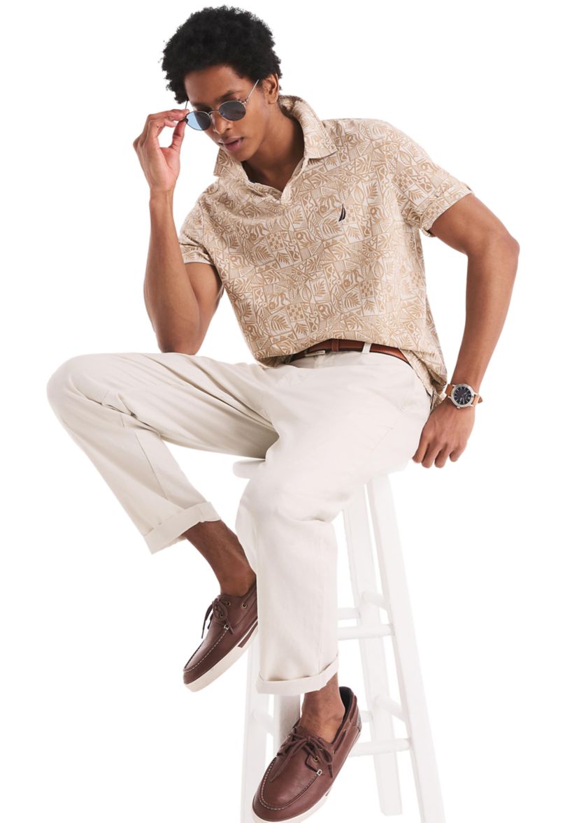 Printed Classic Fit Polo Shirt