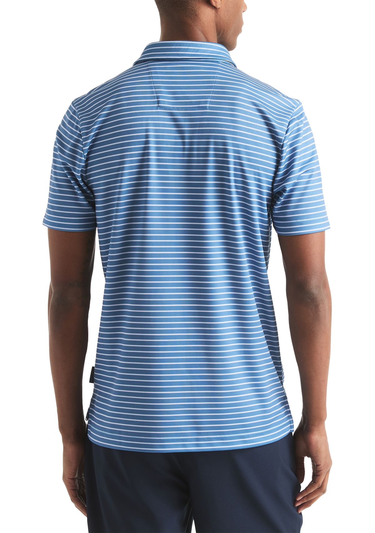 Striped Classic Fit Golf Polo Shirt 