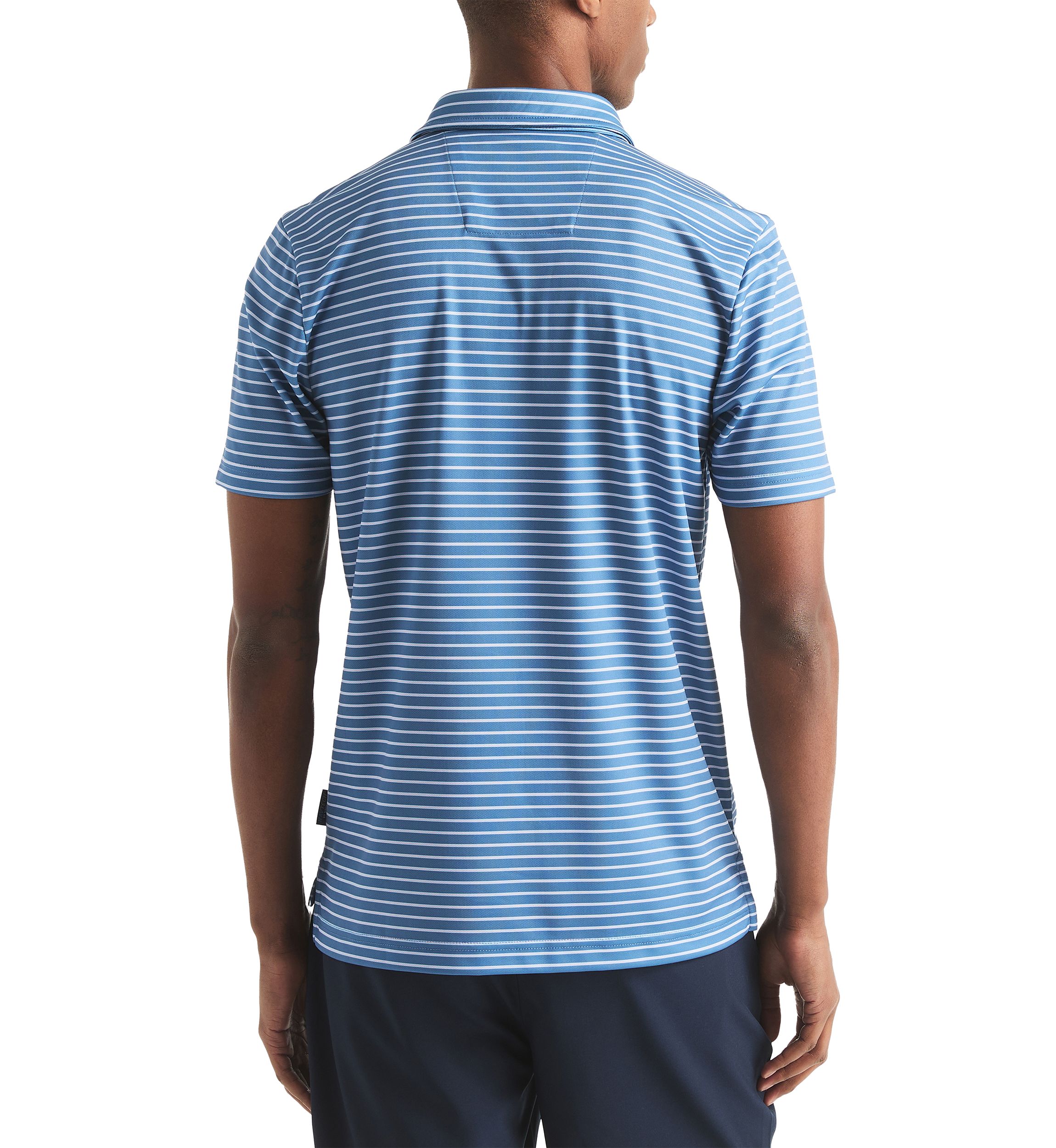 Striped Classic Fit Golf Polo Shirt 