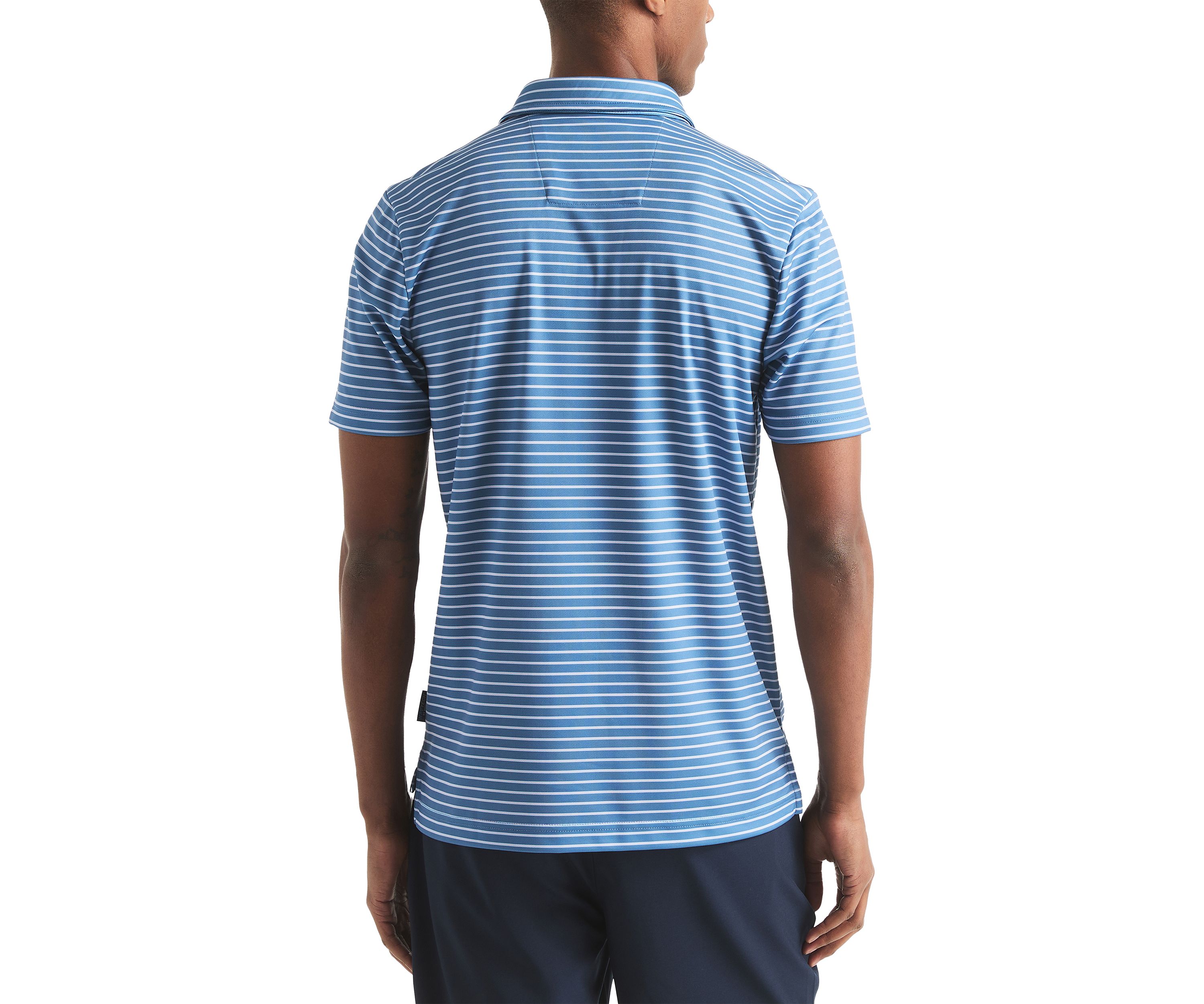 Striped Classic Fit Golf Polo Shirt 