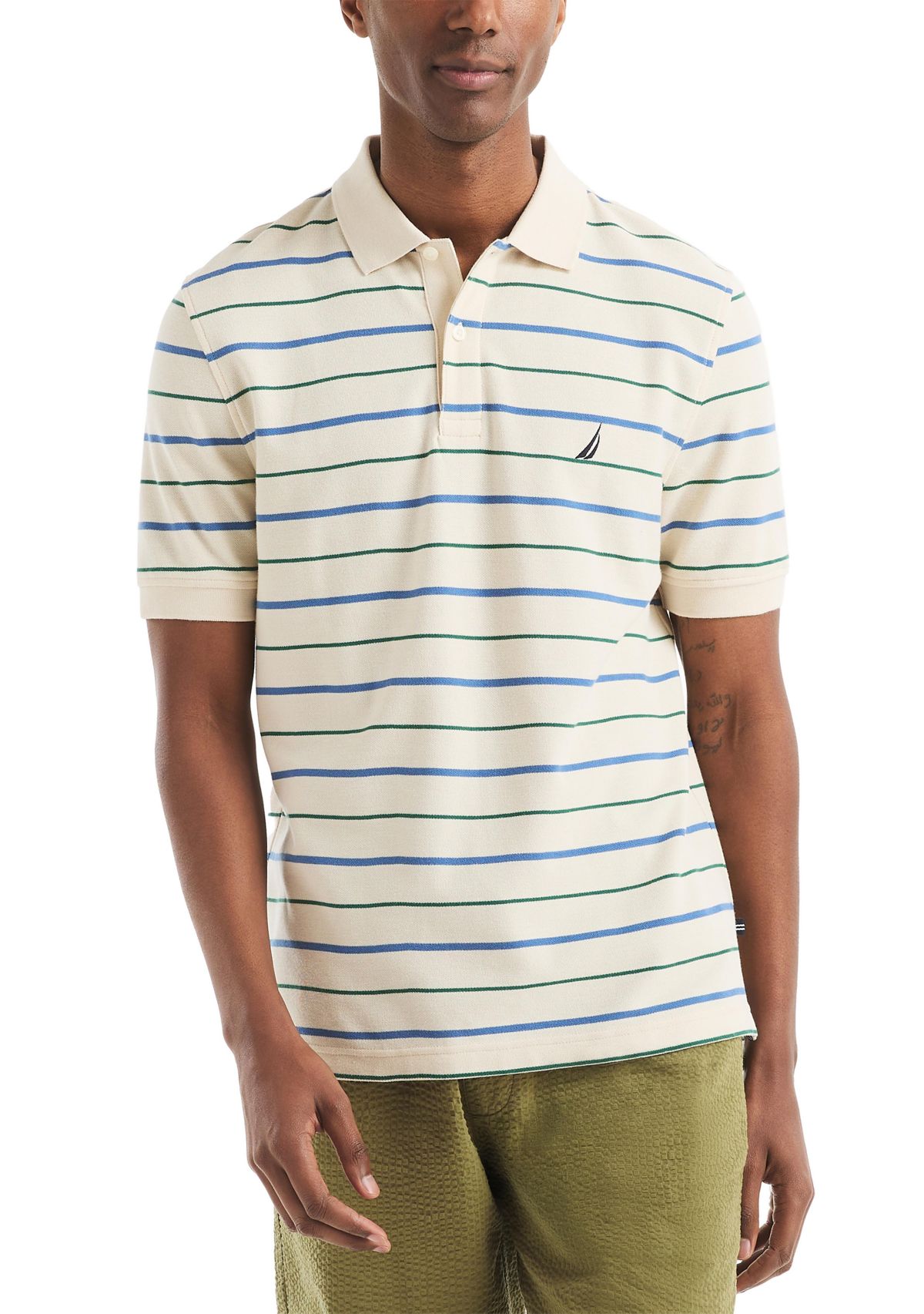 Striped Classic Fit Deck Polo Shirt