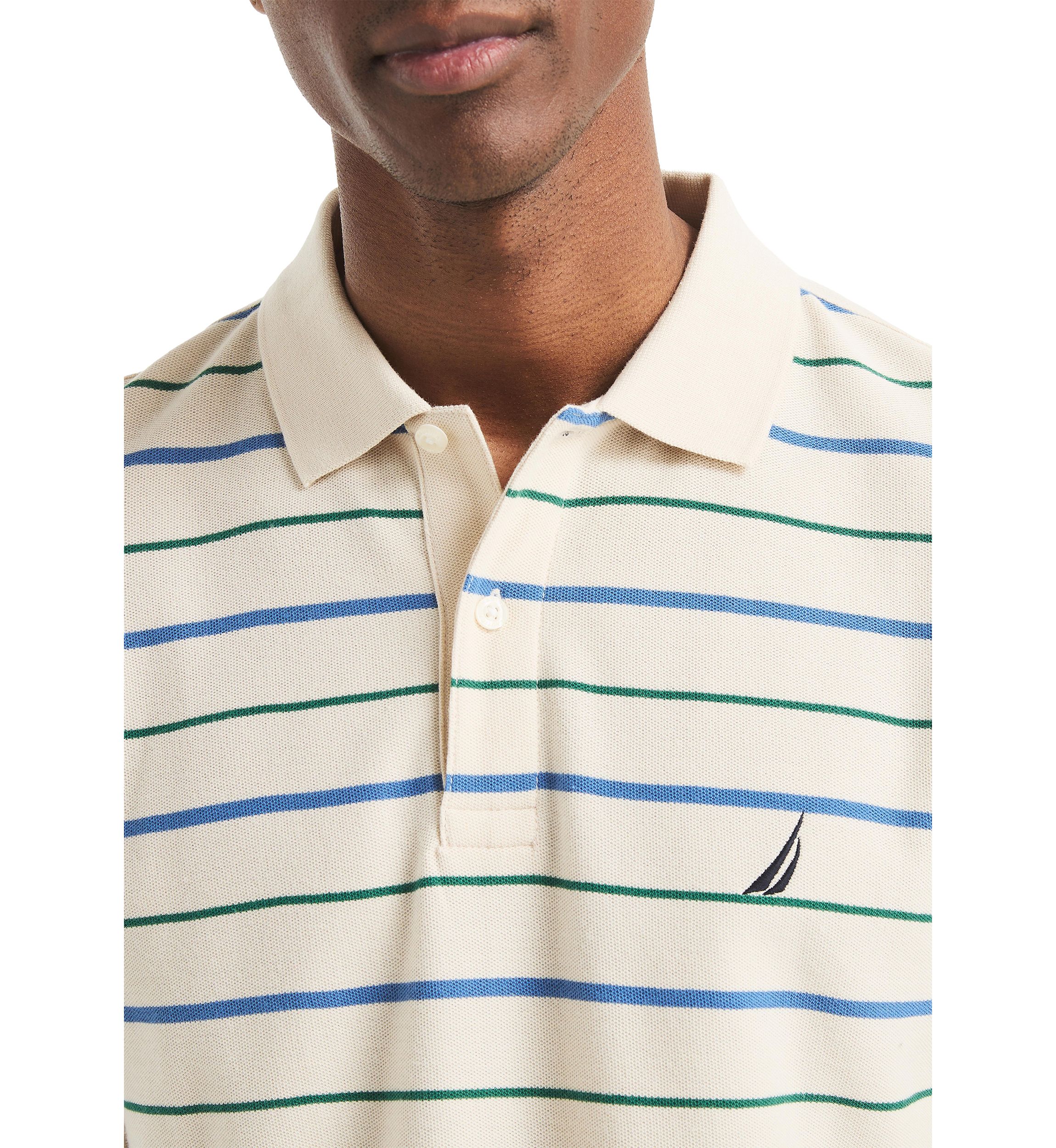 Striped Classic Fit Deck Polo Shirt