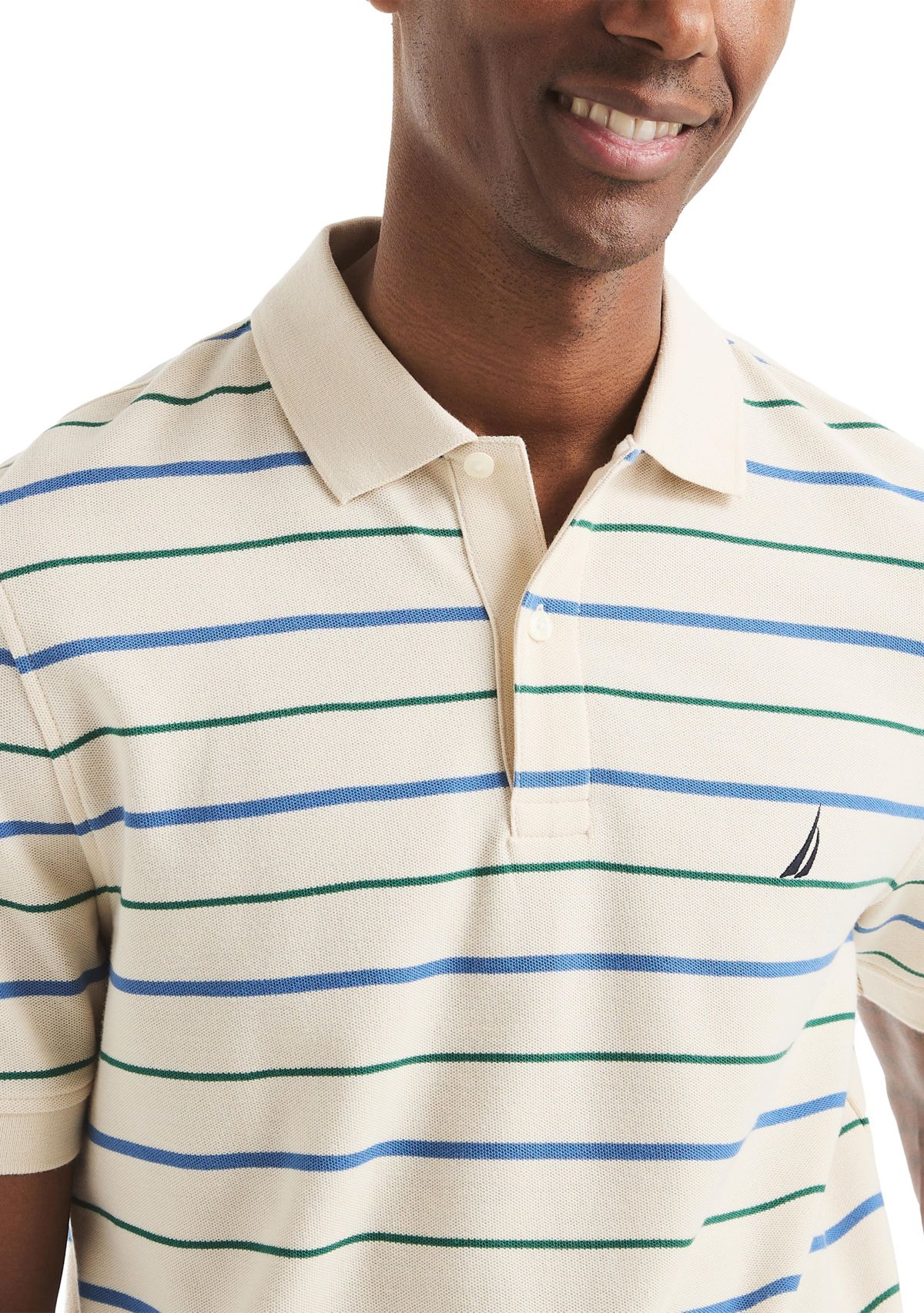 Striped Classic Fit Deck Polo Shirt
