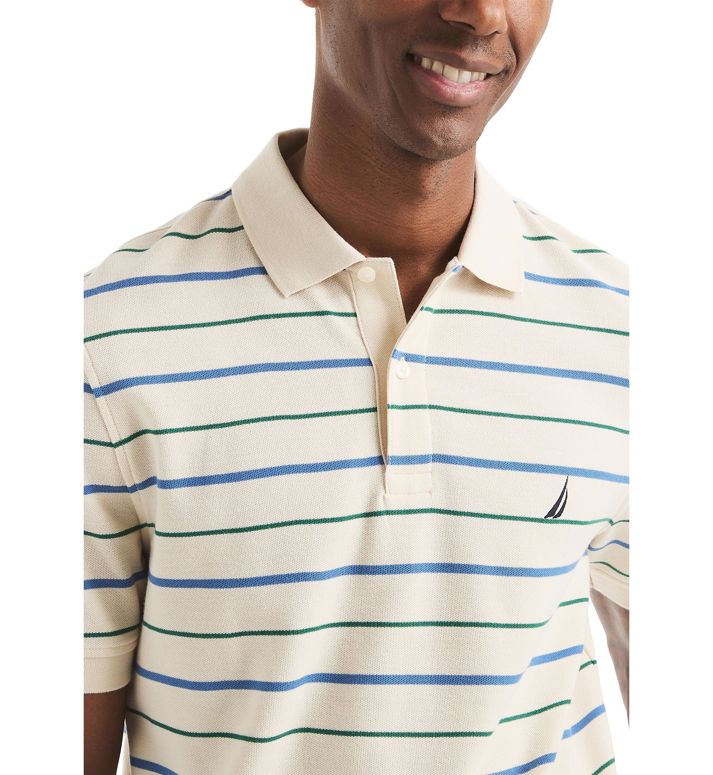 Striped Classic Fit Deck Polo Shirt