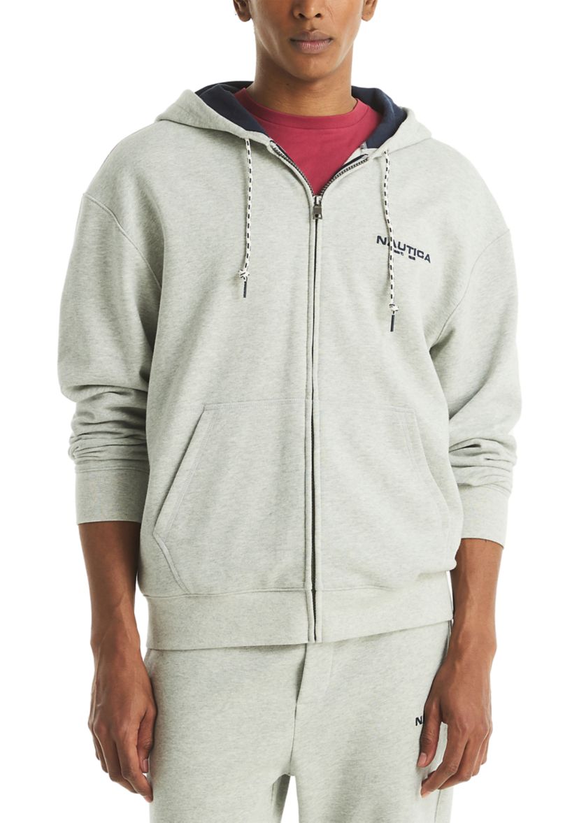 Full Zip Logo Hoodie Fleece Jacket