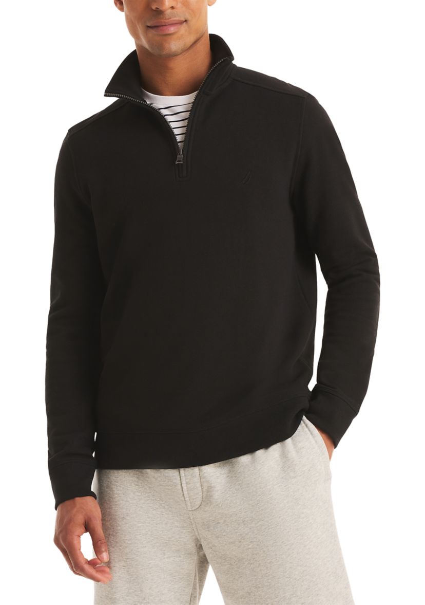 Quarter Zip Pique Fleece Jacket