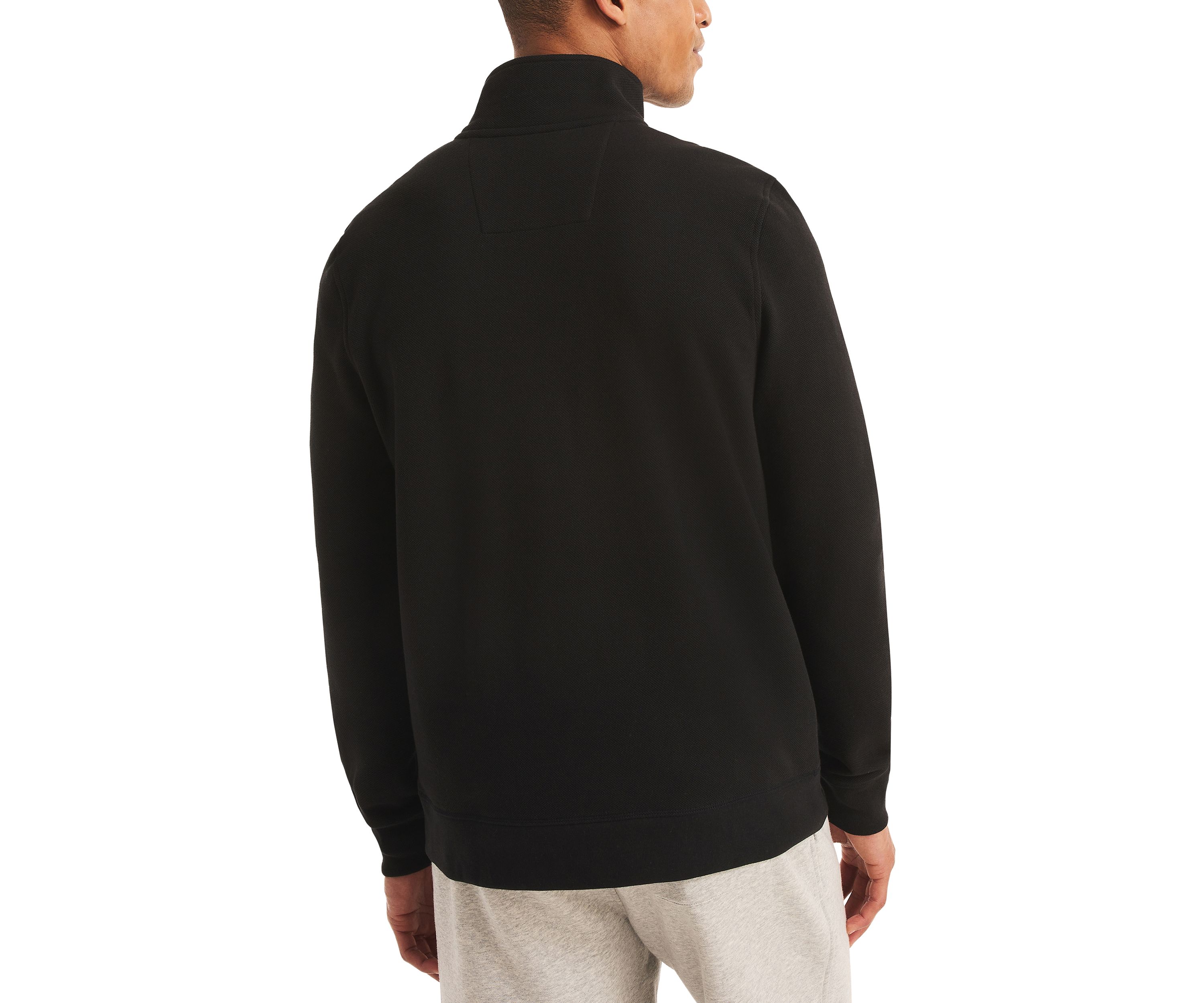 Quarter Zip Pique Fleece Jacket
