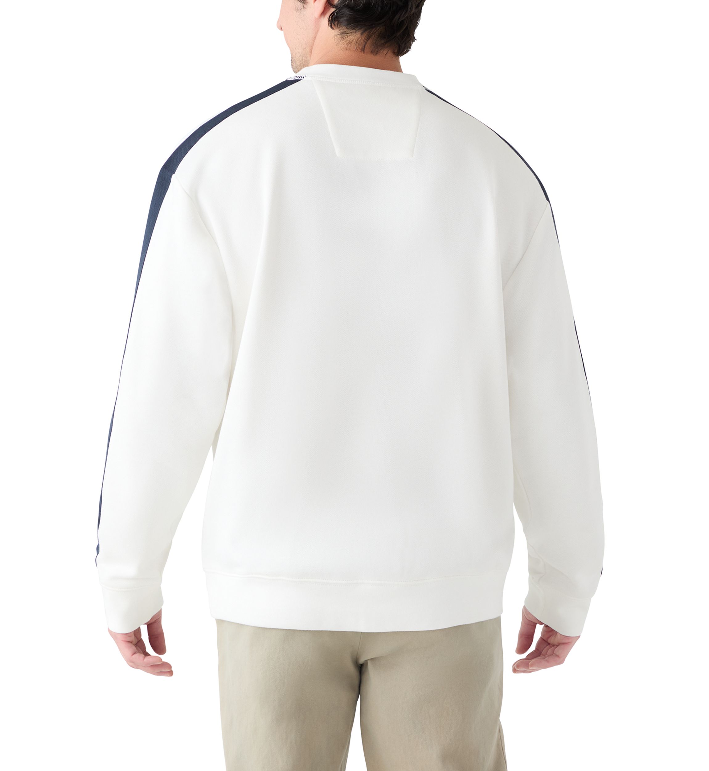 Fleece Graphic Logo Crew Neck Sweatshirt